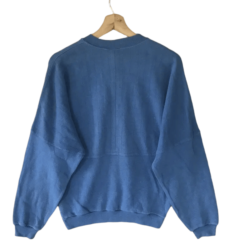 80s〜 adidas DESCENTE ice blue sweatshirt Adidas × Descente × Vintage Vintage 80's Adidas Club x