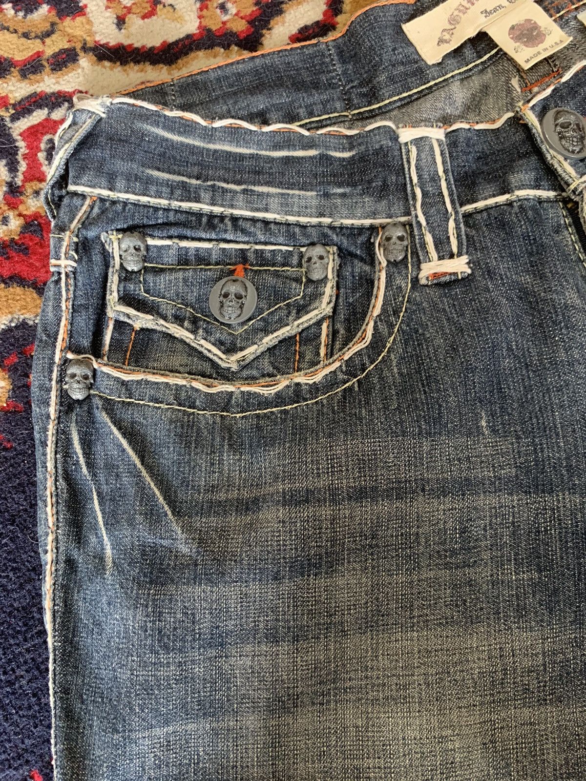 Other LAGUNA BEACH JEANS FLARE SKOLL DENIM Size US 32 / EU 48 - 4 Thumbnail