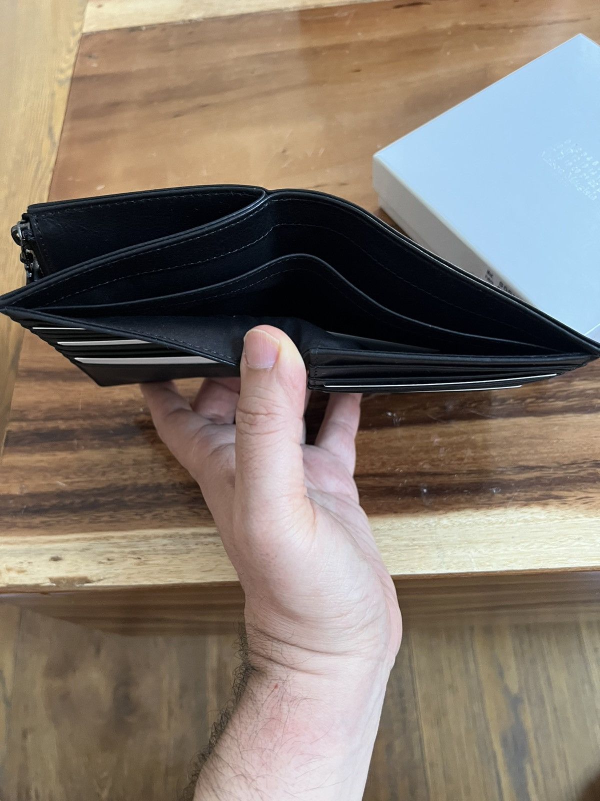 Maison Margiela MAISON MARGIELA FOUR STITSIZE LEATHER Black Wallet Size ONE SIZE - 15 Thumbnail