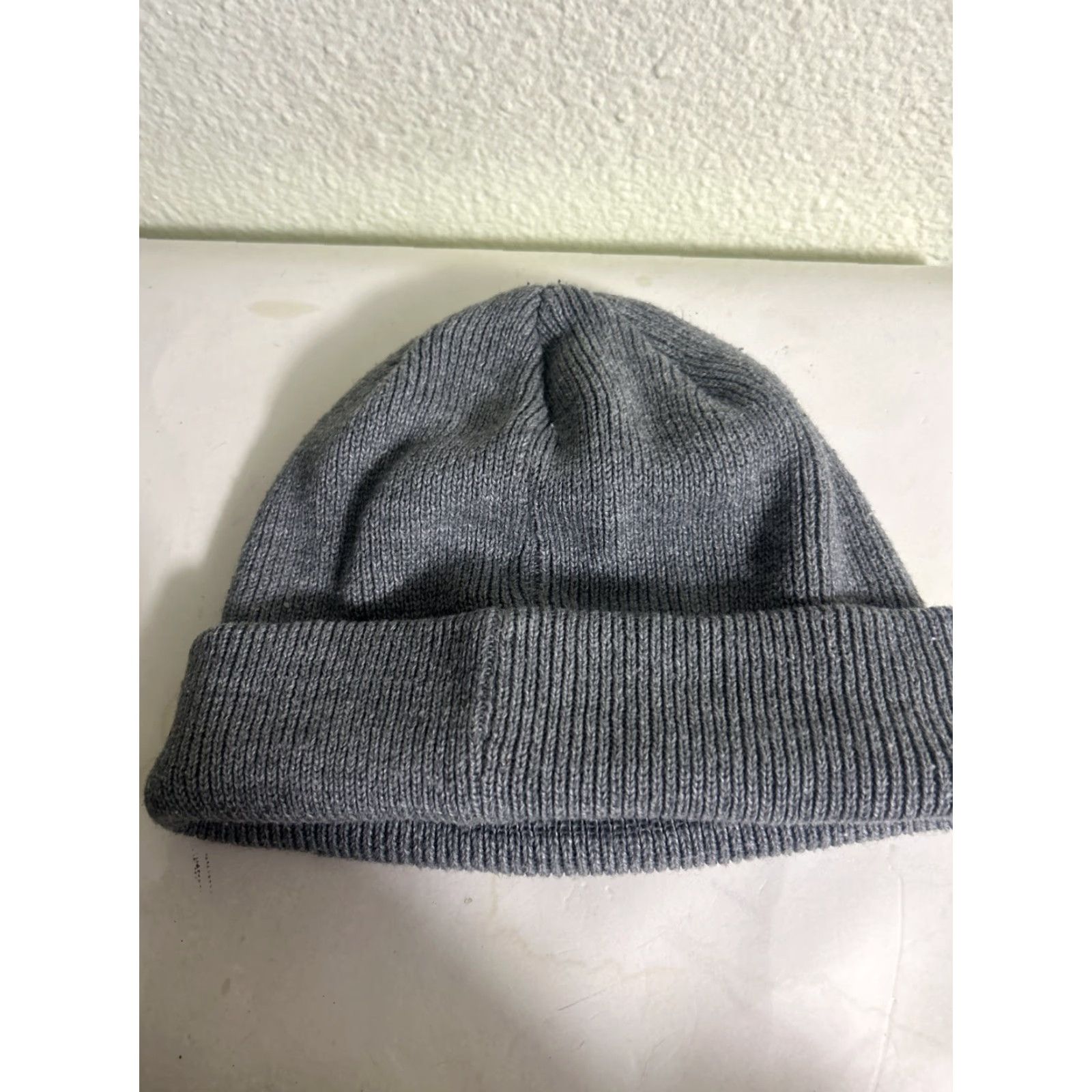 Adidas Adidas Beanie 100% Acrylic Gray Trefoil Knit One Size Men Size ONE SIZE - 5 Thumbnail
