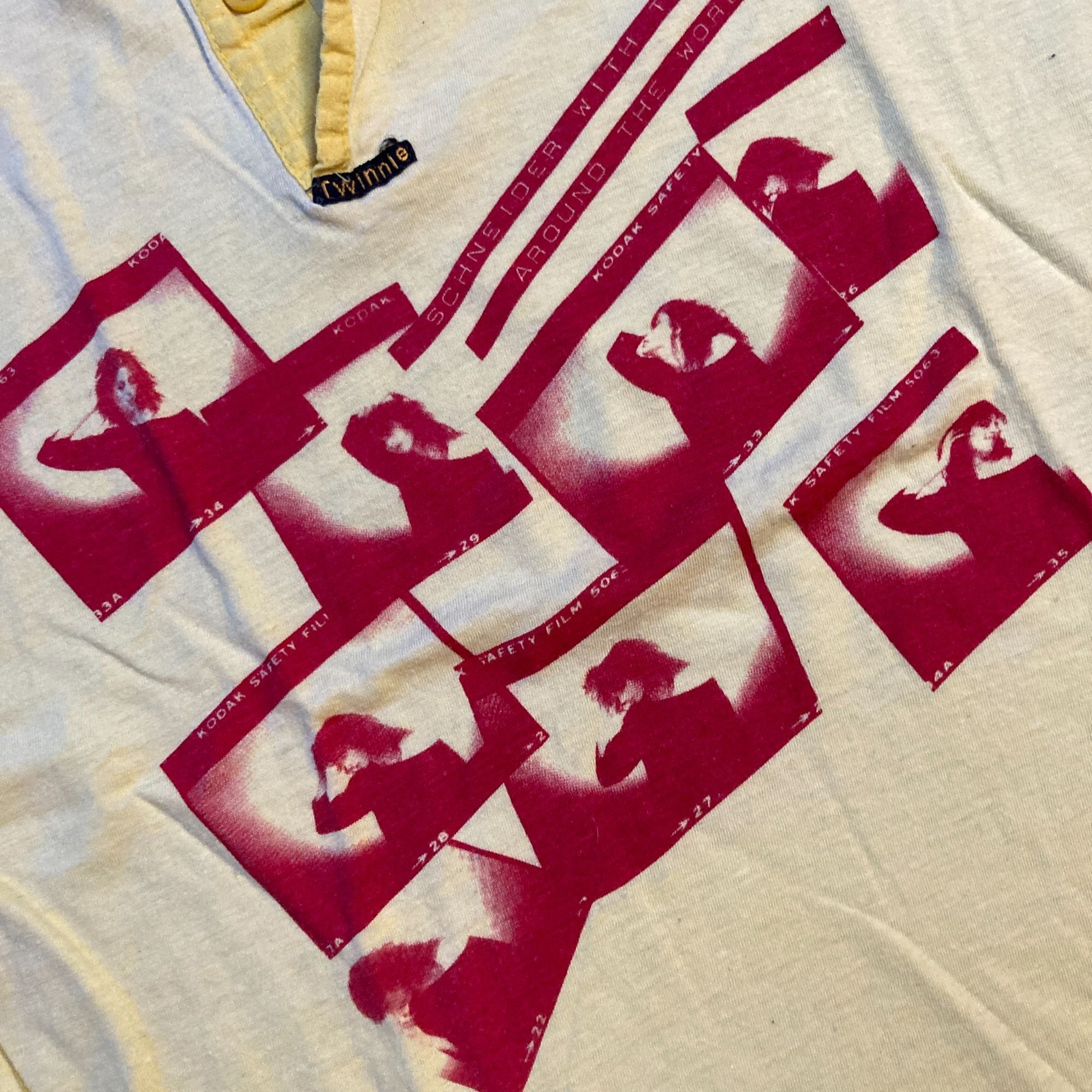 Kodak Schneider with the kick, World Tour 1981, Vintage 80s Rock M Size M / US 6-8 / IT 42-44 - 2 Thumbnail