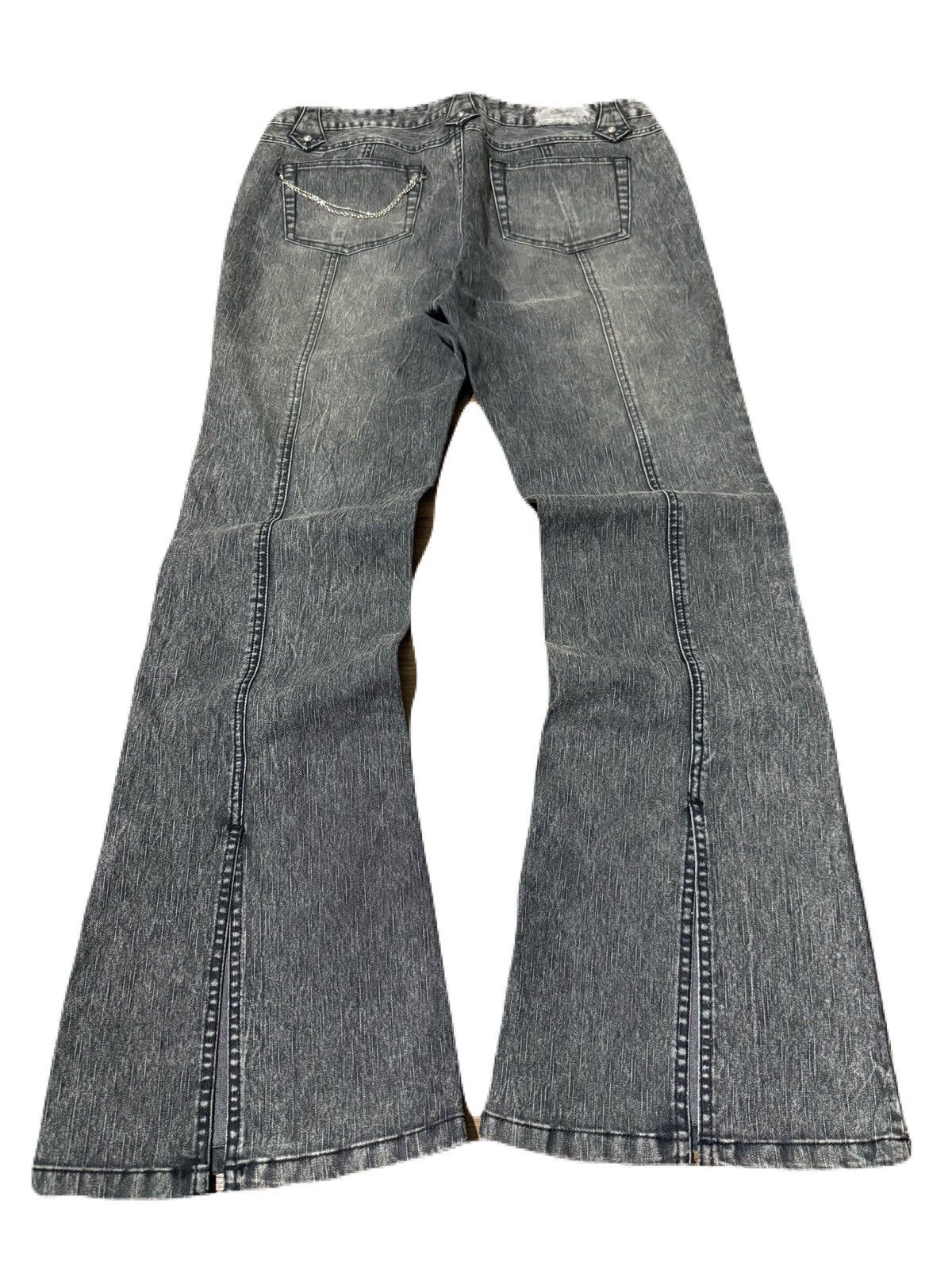 If Six Was Nine Vintage Japanese Brand Jouer Aux Echecs flare jeans Size US 34 / EU 50 - 1 Thumbnail
