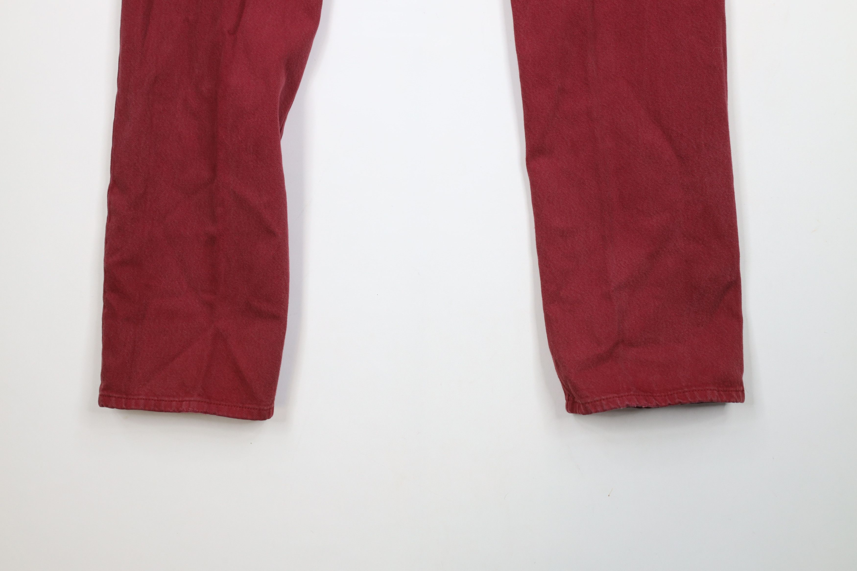 Levi's × Vintage Vintage Y2K Levis 501xx Button Fly Original Fit Jeans Red Size US 34 / EU 50 - 14 Thumbnail