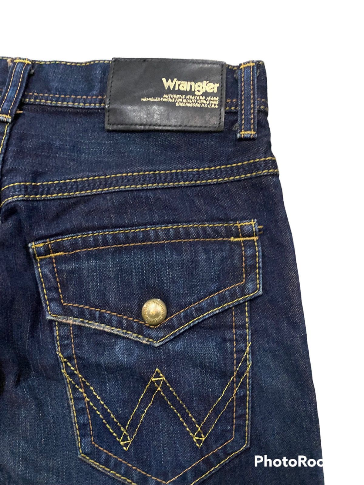 If Six Was Nine × Tornado Mart × Wrangler Flare Jeans Wrangler Gold Thread Western Denim Flared Size US 29 - 5 Thumbnail