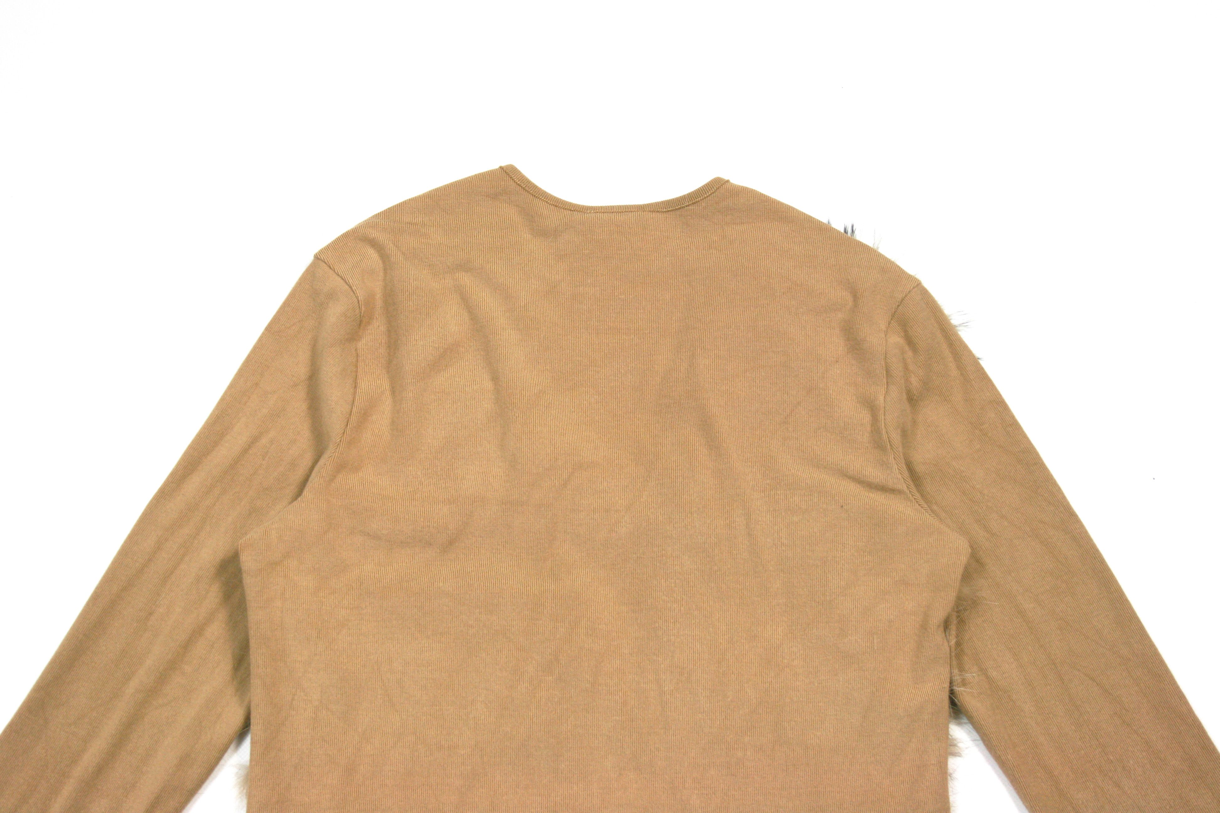 Ferre 90S GF Ferre Faux Fur Cardigan Y2K Vintage Size M / US 6-8 / IT 42-44 - 4 Thumbnail