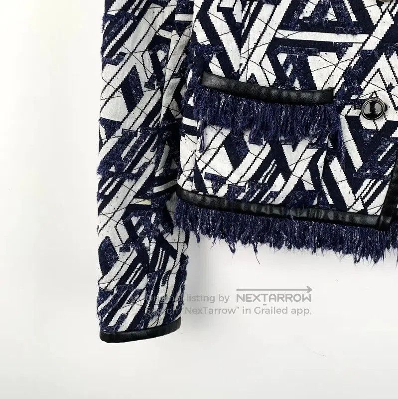 Louis Vuitton Louis Vuitton Color Block Cotton Jacket for Women . Size XXS / US 00 / IT 34 - 4 Thumbnail