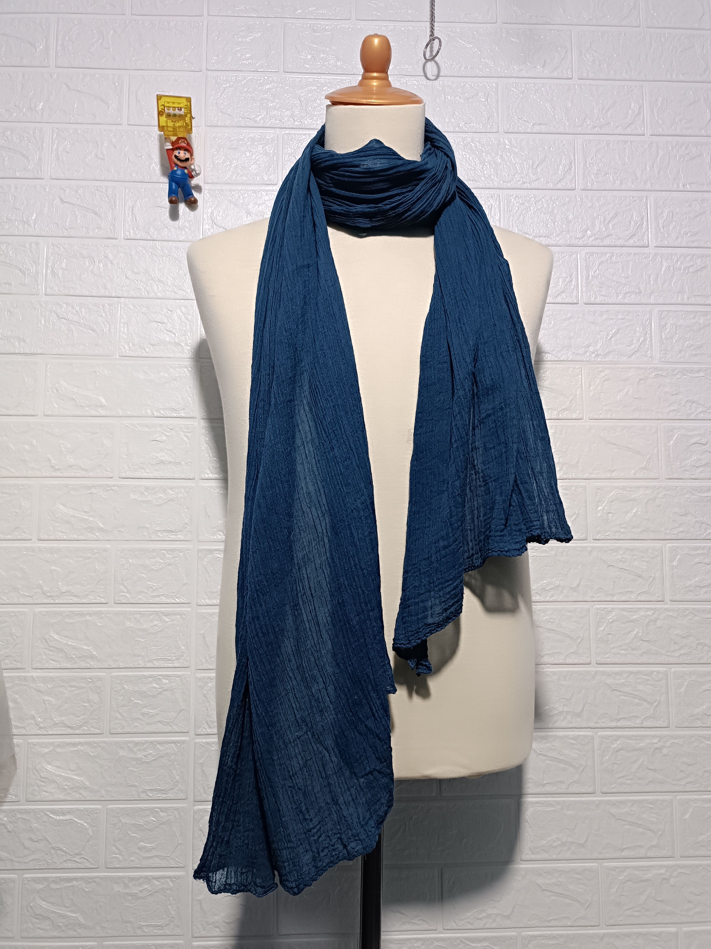 Other Thin Blue Scraf Size ONE SIZE - 2 Thumbnail