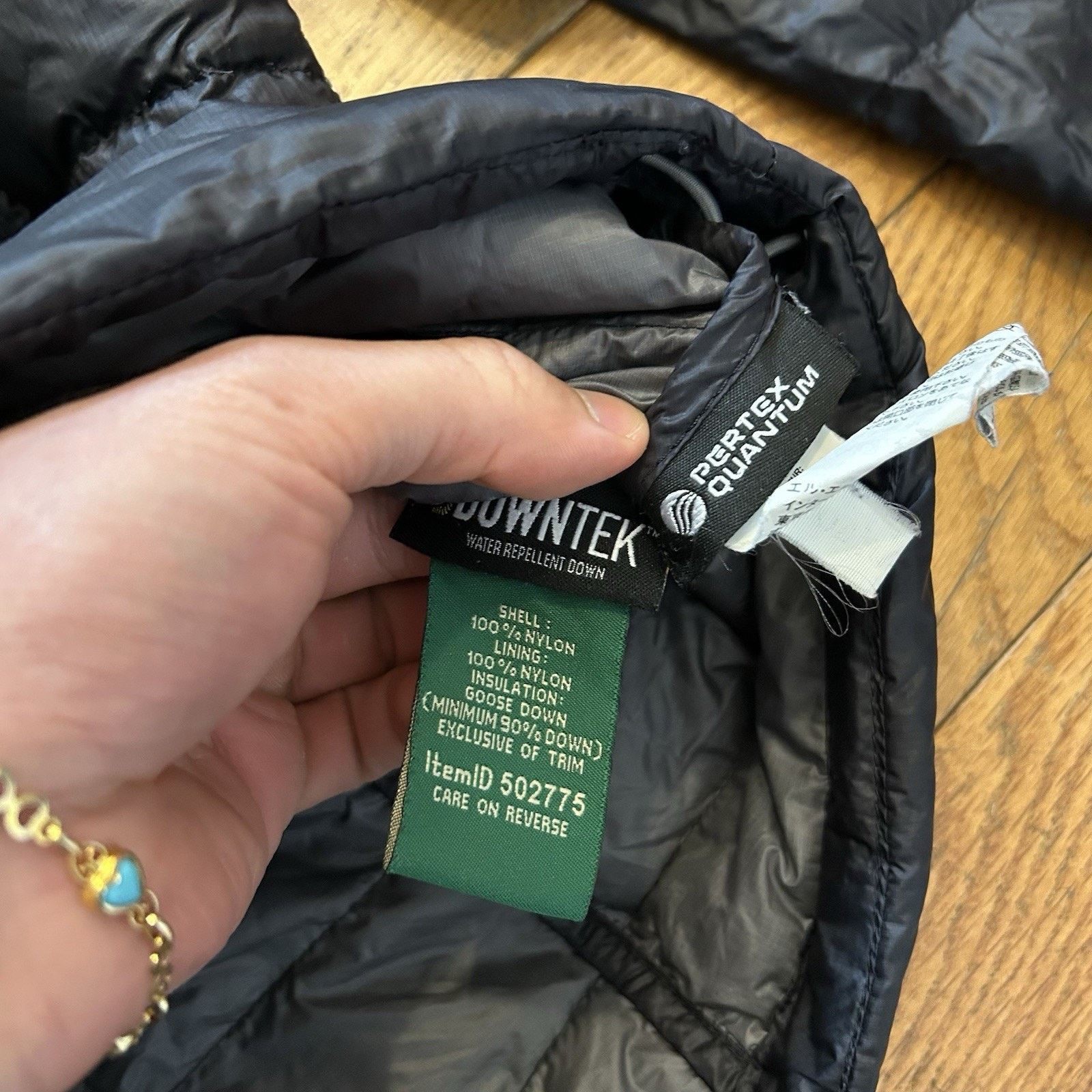 L.L. Bean Down 850 Downtek Pertex Puffer Hooded Full Zip Jacket 2XL Size US XXL / EU 58 / 5 - 6 Thumbnail