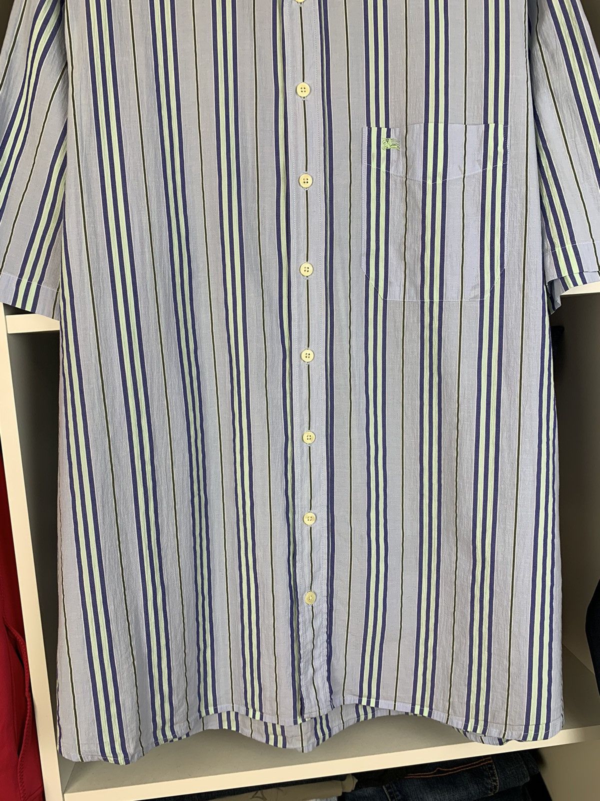 Burberry Burberry London Button Up Short Sleeve Shirt Size US XL / EU 56 / 4 - 13 Thumbnail