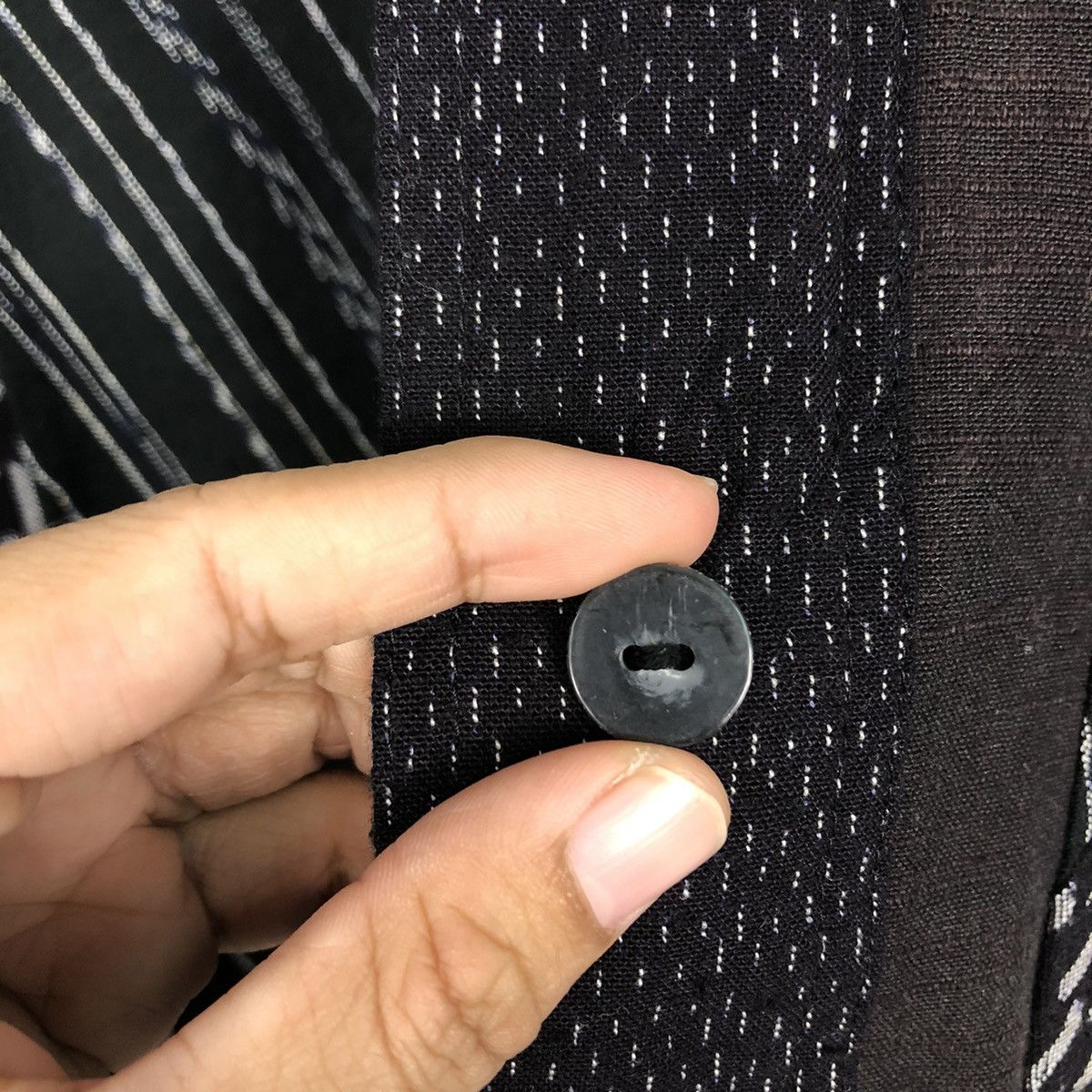 Indigo × Japanese Brand × Vintage 📌Vintage Indigo Button Jacket Japanese Brand Issey Miyake Size US M / EU 48-50 / 2 - 17 Thumbnail