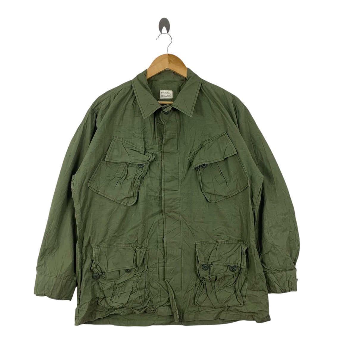 Vintage Vintage HOUSTON INC M-65 Military Field Jacket Parka Vietnam Size US L / EU 52-54 / 3 - 3 Thumbnail
