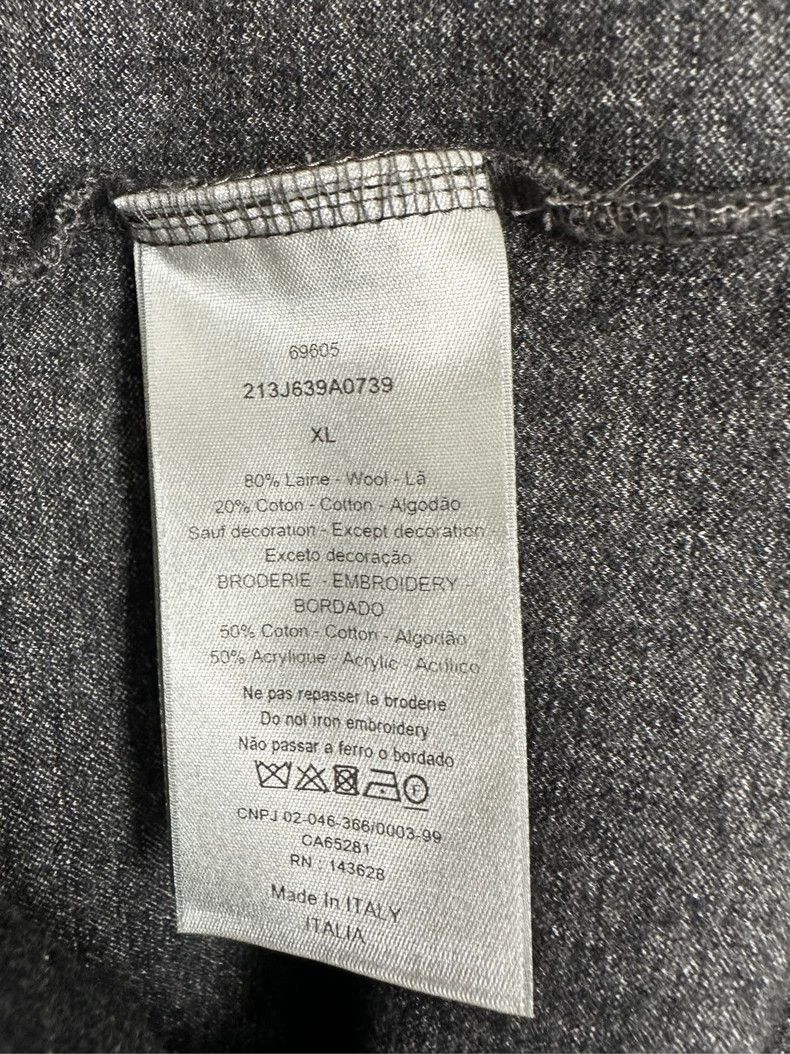 Dior Dior Striped pocket slogan logo long sleeves Size US XL / EU 56 / 4 - 4 Thumbnail