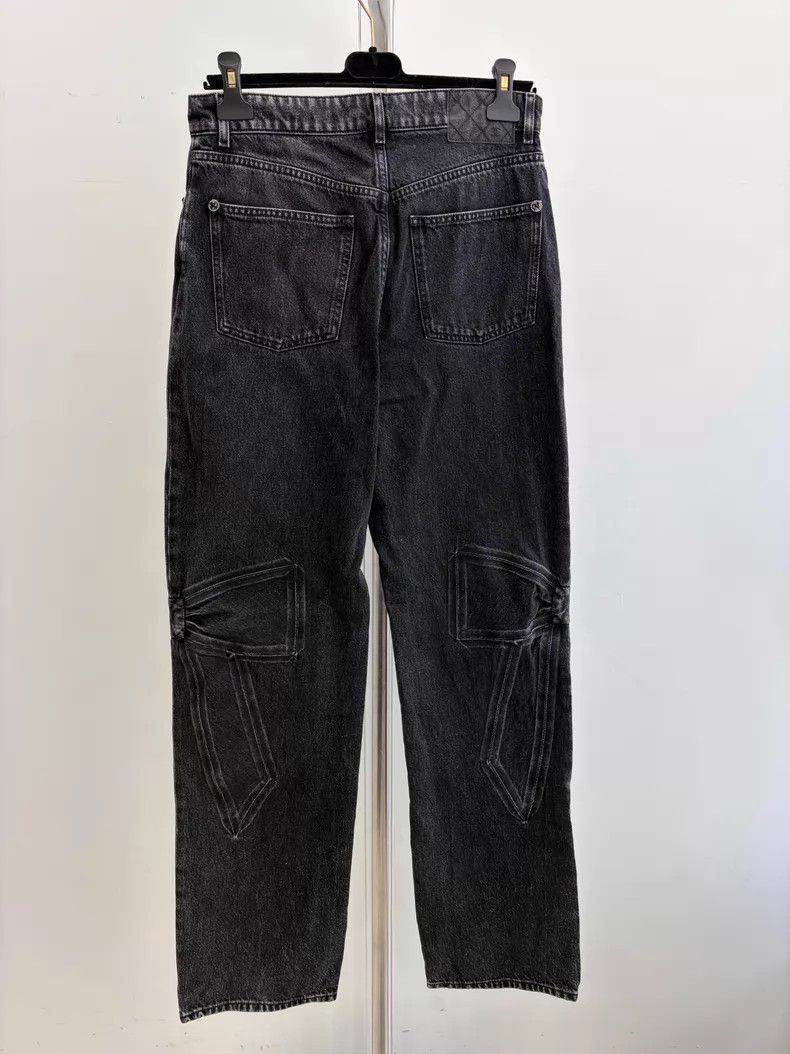 Chanel Chanel Black bow jeans Size 25" / US 0 / IT 36 - 2 Thumbnail