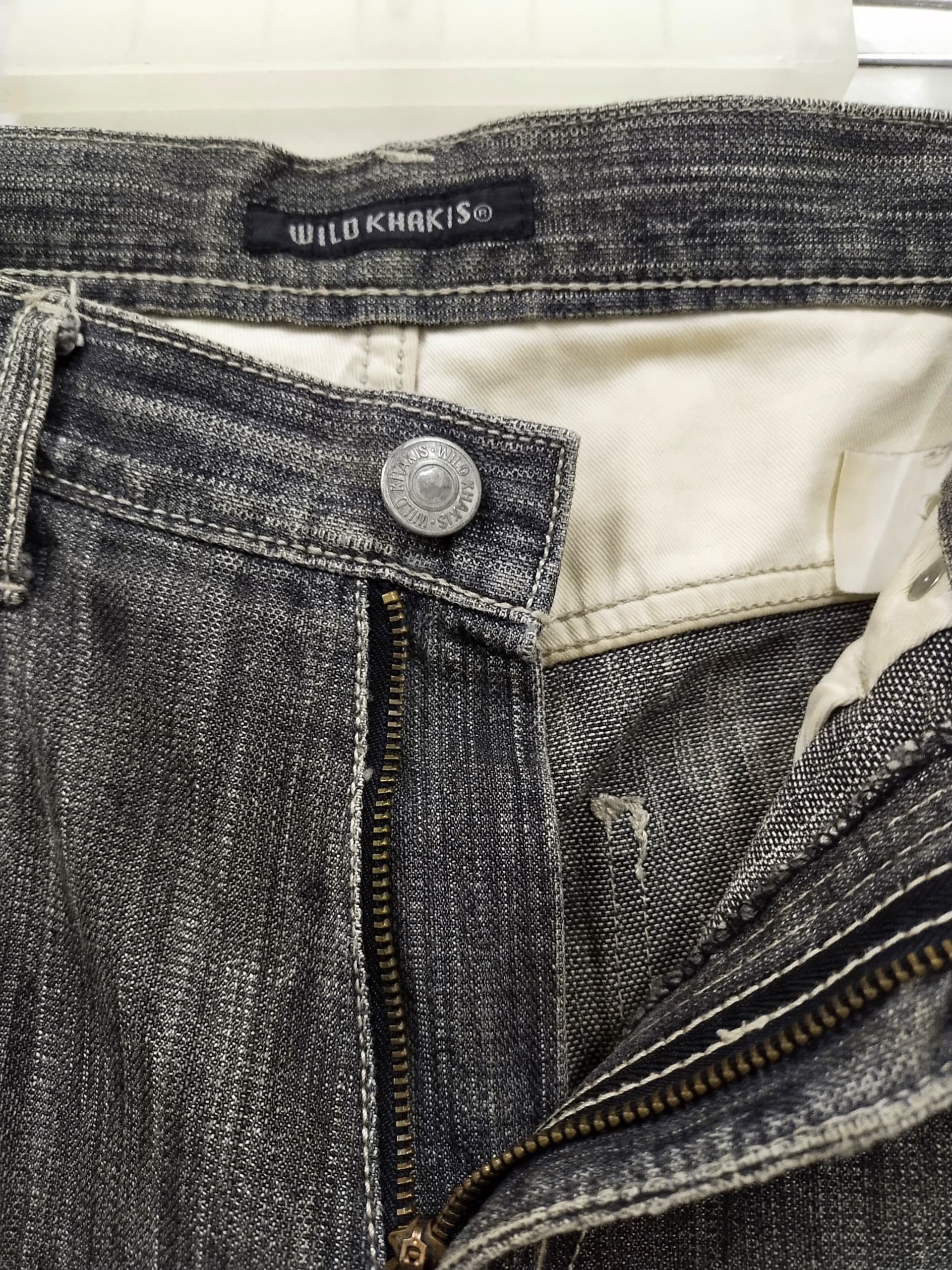 Hysteric Glamour Japanese Brand Patchwork Hysteric insired jeans Size US 33 - 3 Thumbnail