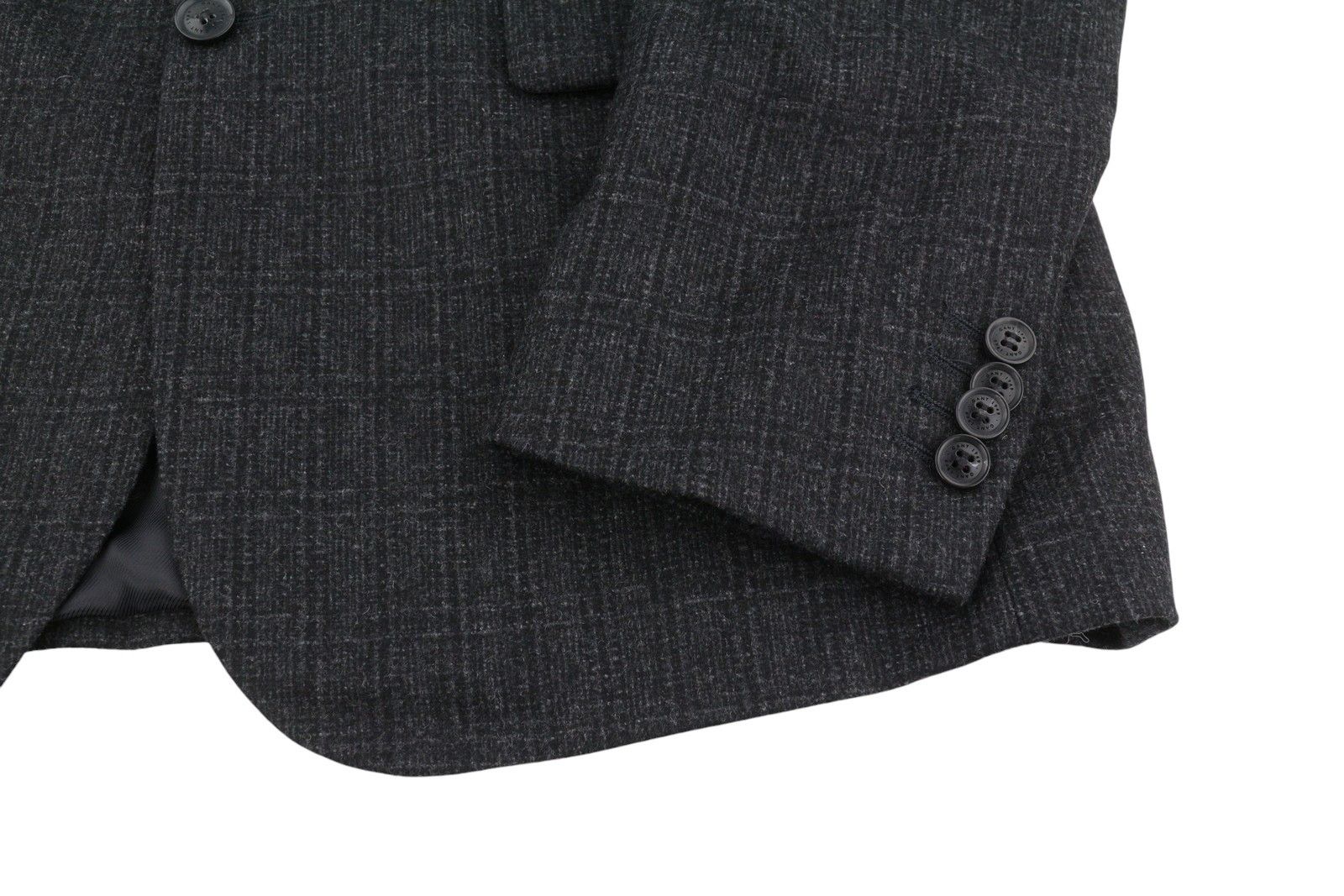 Gant FLANNEL CHECK EU54 Charcoal Wool Blend Blazer 87329 Size 44R - 7 Thumbnail