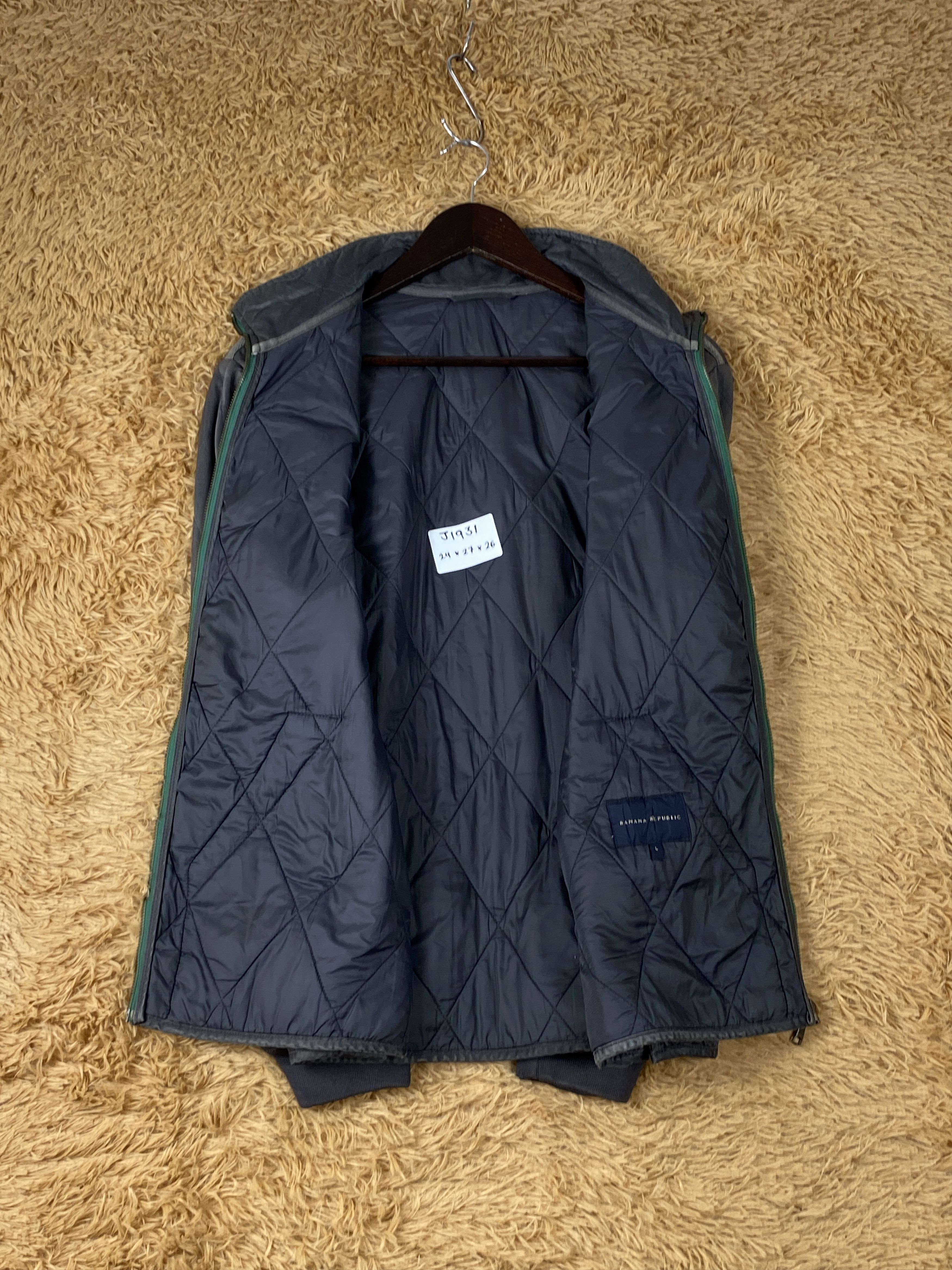 Banana Republic × Vintage Vintage Banana Republic Quilted Jacket Size US M / EU 48-50 / 2 - 6 Thumbnail