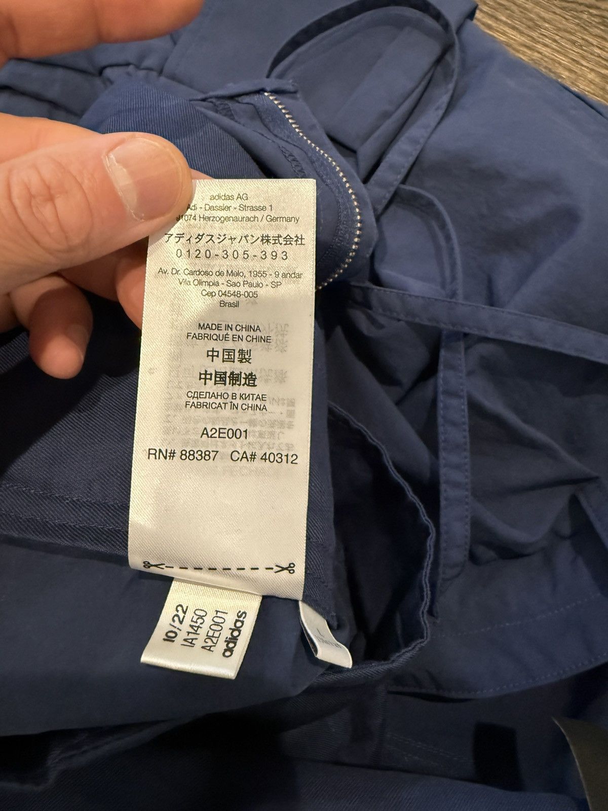 Y-3 Y-3 navy baggy cargo Size US 32 / EU 48 - 6 Thumbnail