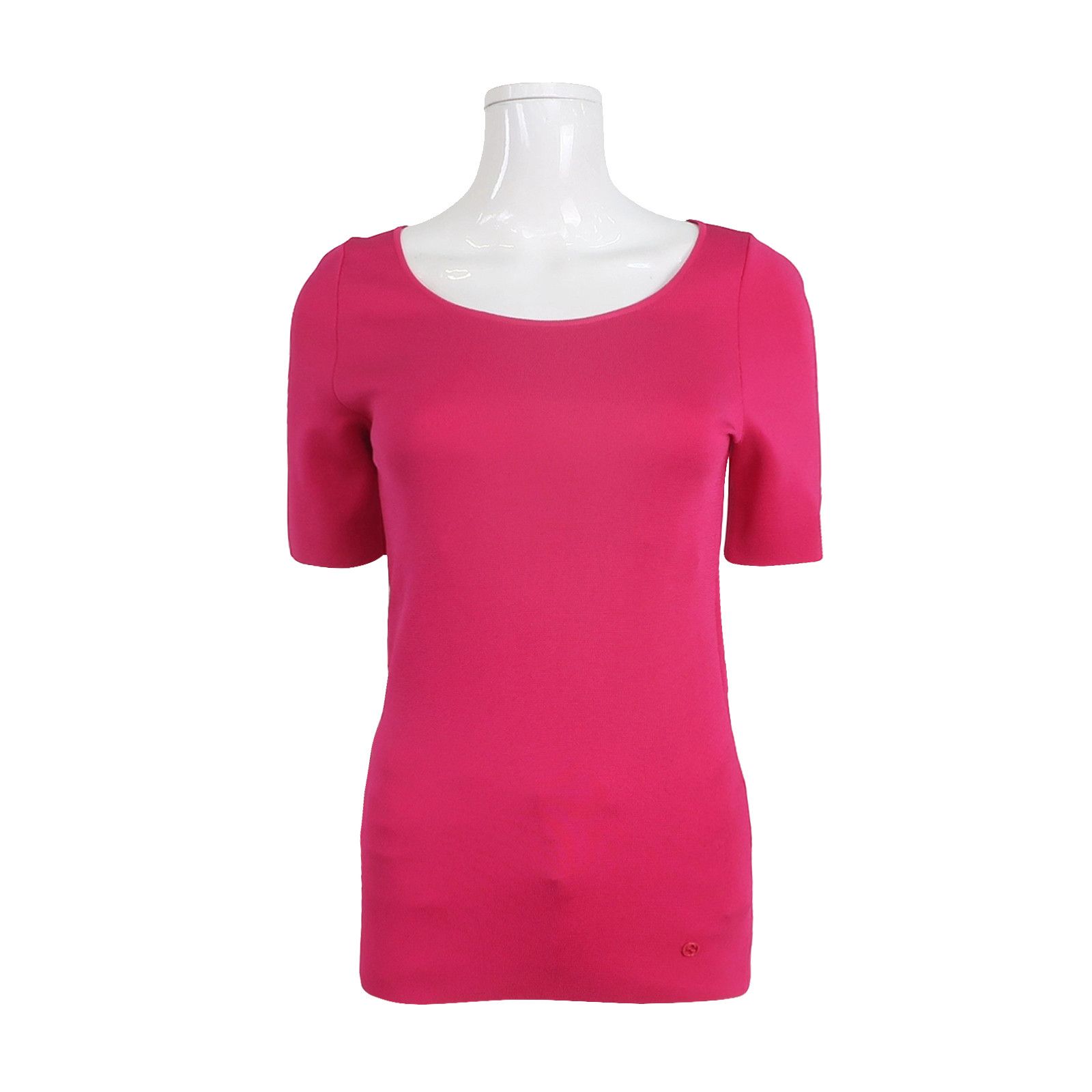 Gucci Gucci Pink Knit Short Sleeve Top Size M Size M / US 6-8 / IT 42-44 - 1 Thumbnail