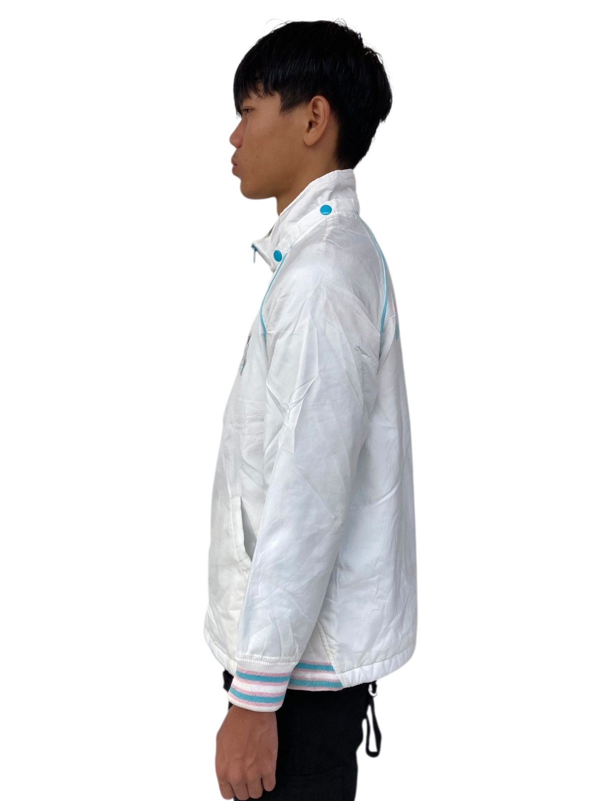 Angel Blue 2000s Angel Blue - White Cute Girls Jacket Size M / US 6-8 / IT 42-44 - 4 Thumbnail
