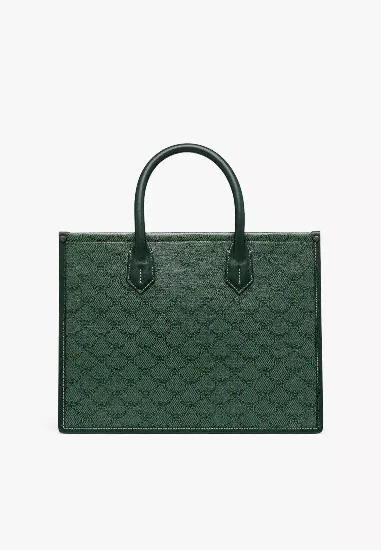 MCM o1mt1gz0225 Size: OS / Medium Tote Bag in Green Size ONE SIZE - 4 Thumbnail