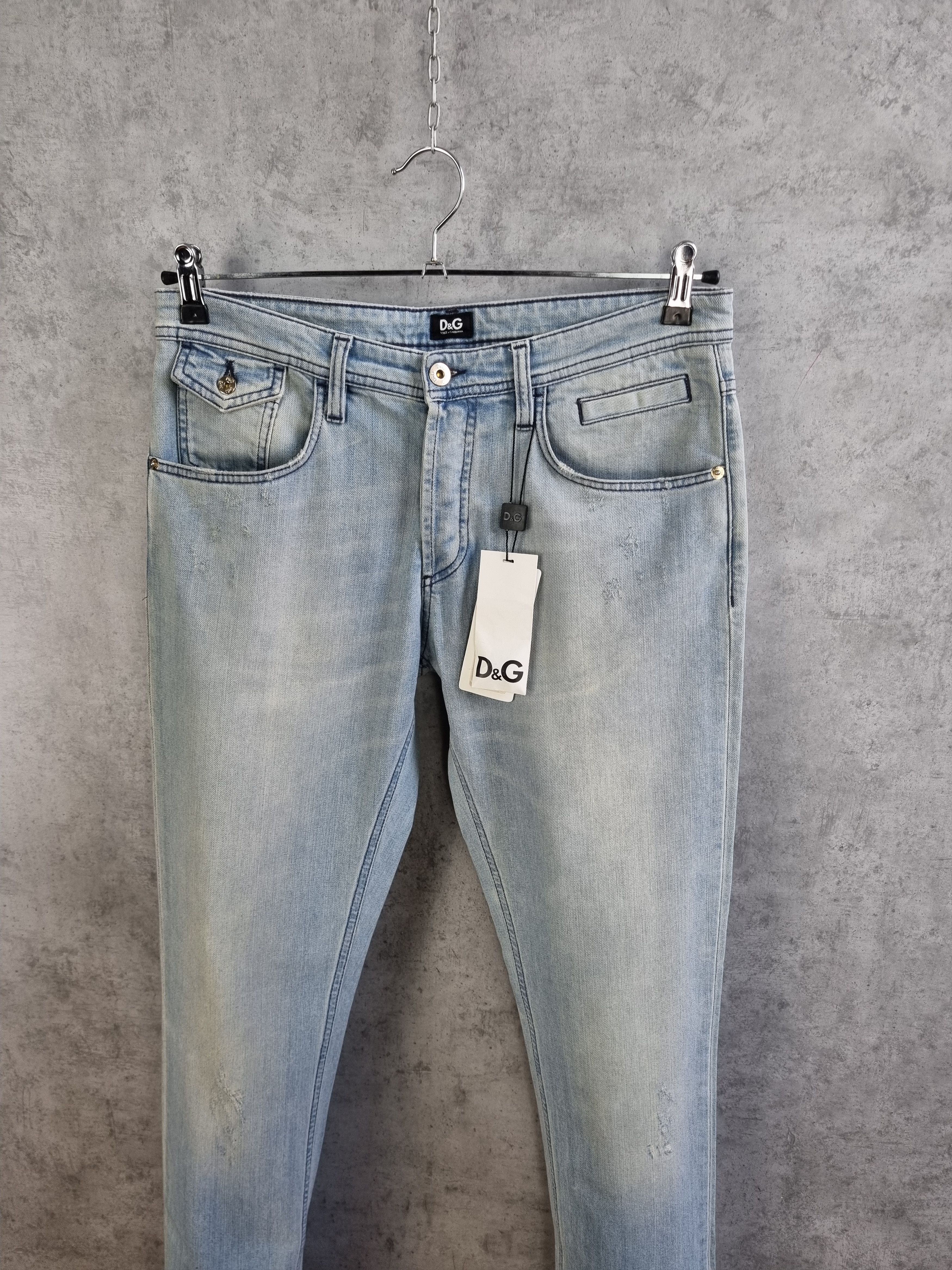 Dolce & Gabbana New Dolce Gabbana Stylish Relaxed Straight Light Soft Jeans Size US 28 / EU 44 - 8 Thumbnail