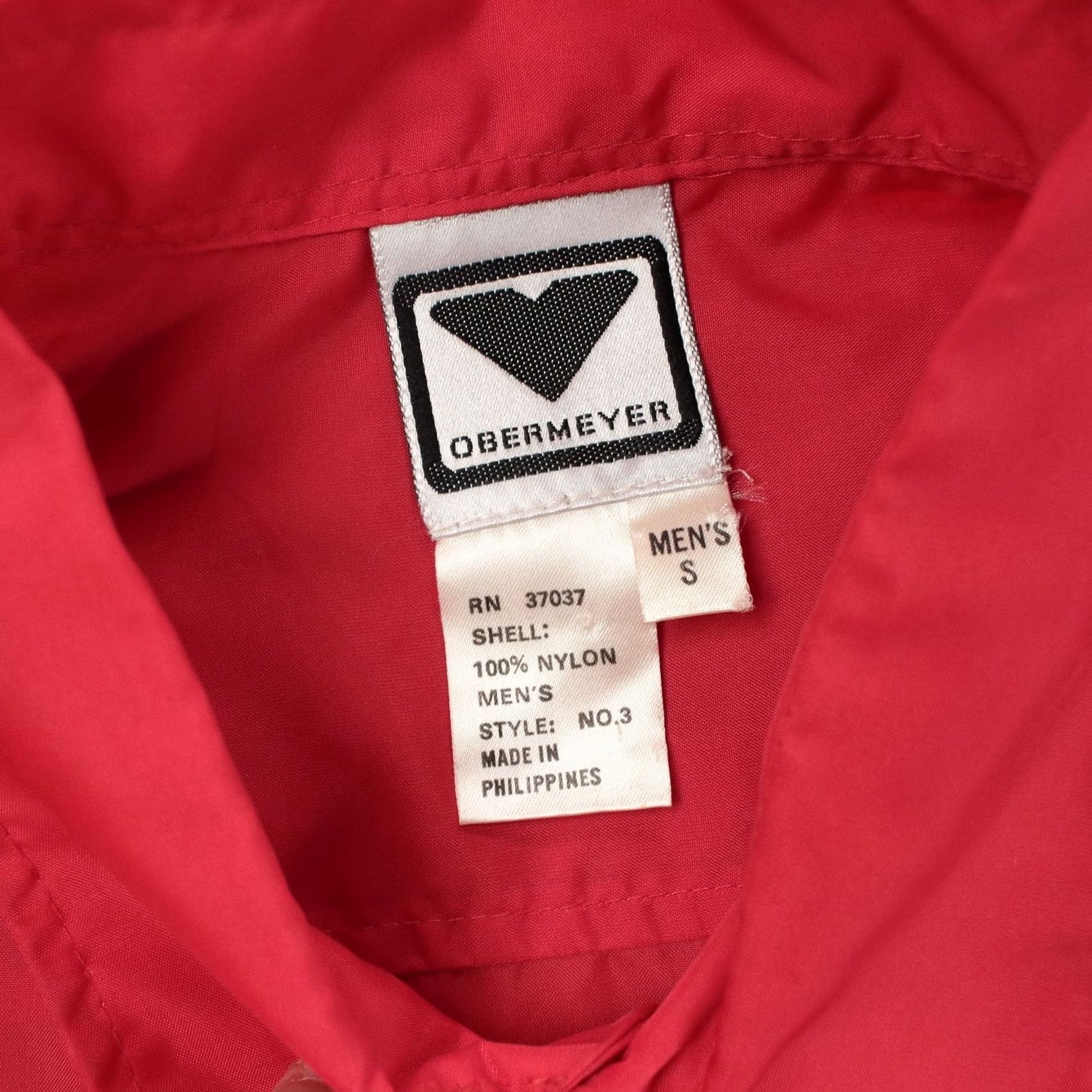 Obermeyer OBERMEYER wind jacket vtg red windbreaker button up shirt SMALL nylon 80s 90s Size US S / EU 44-46 / 1 - 6 Thumbnail