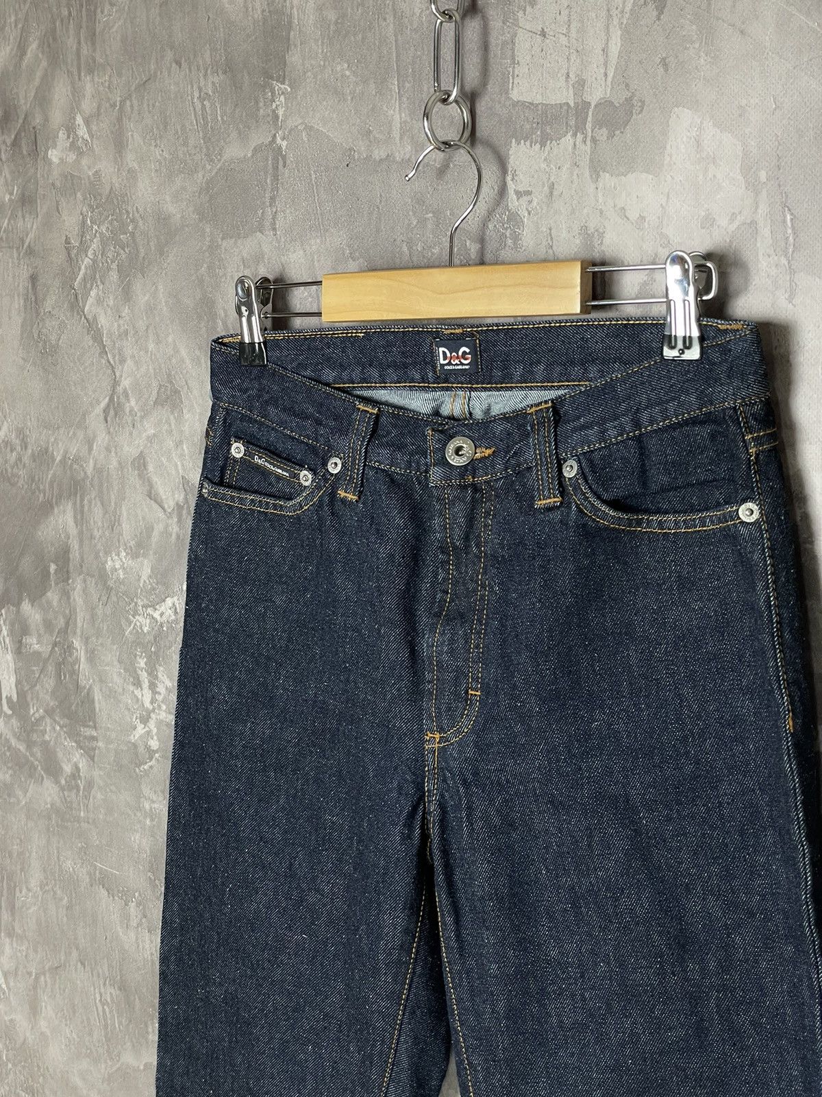 Luxury🔥 Vintage Dolce&Gabbana Y2K Crazy Denim Jeans Pants