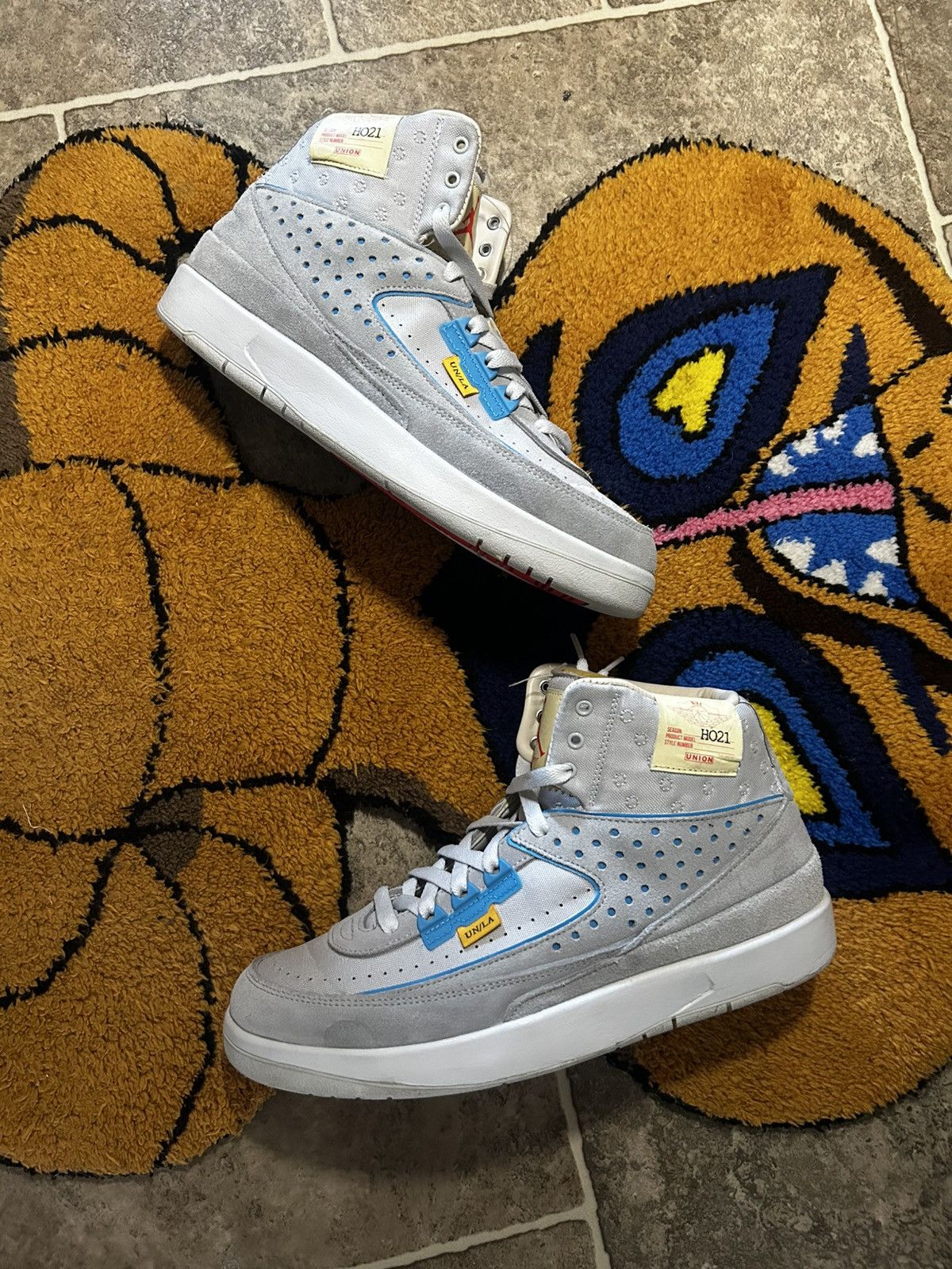 Jordan Brand × Union LA Nike Air Jordan 2 Retro SP x Union Grey Fog Size US 10 / EU 43 - 2 Thumbnail