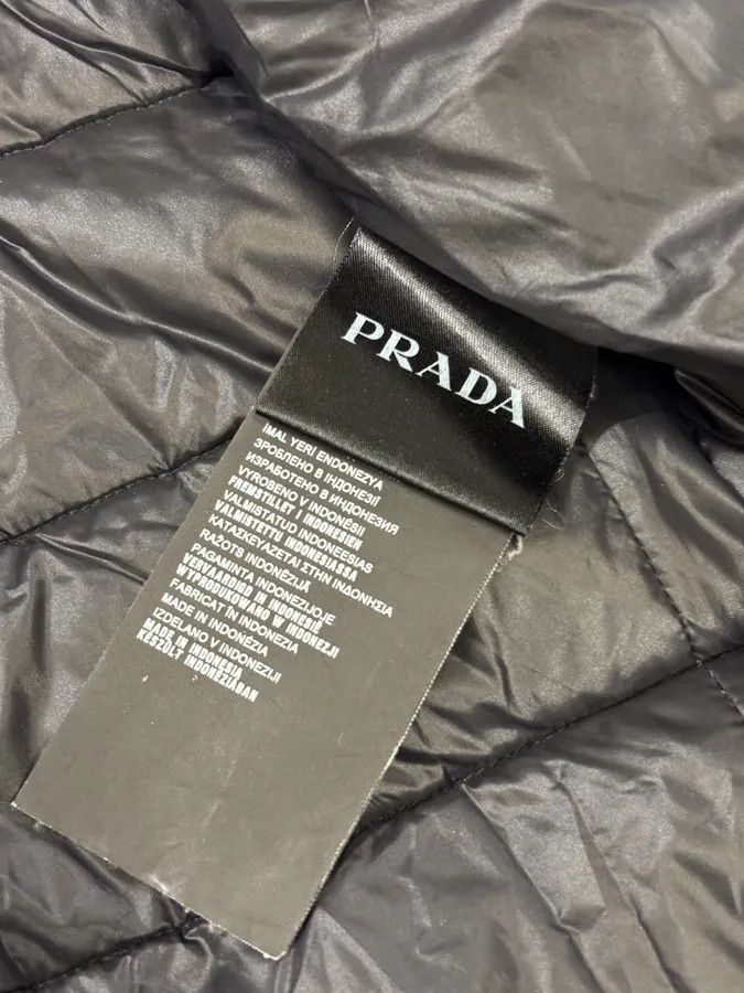 Prada AW2014 Prada Navy Nylon Quilted Puffer Jacket Size US M / EU 48-50 / 2 - 12 Thumbnail