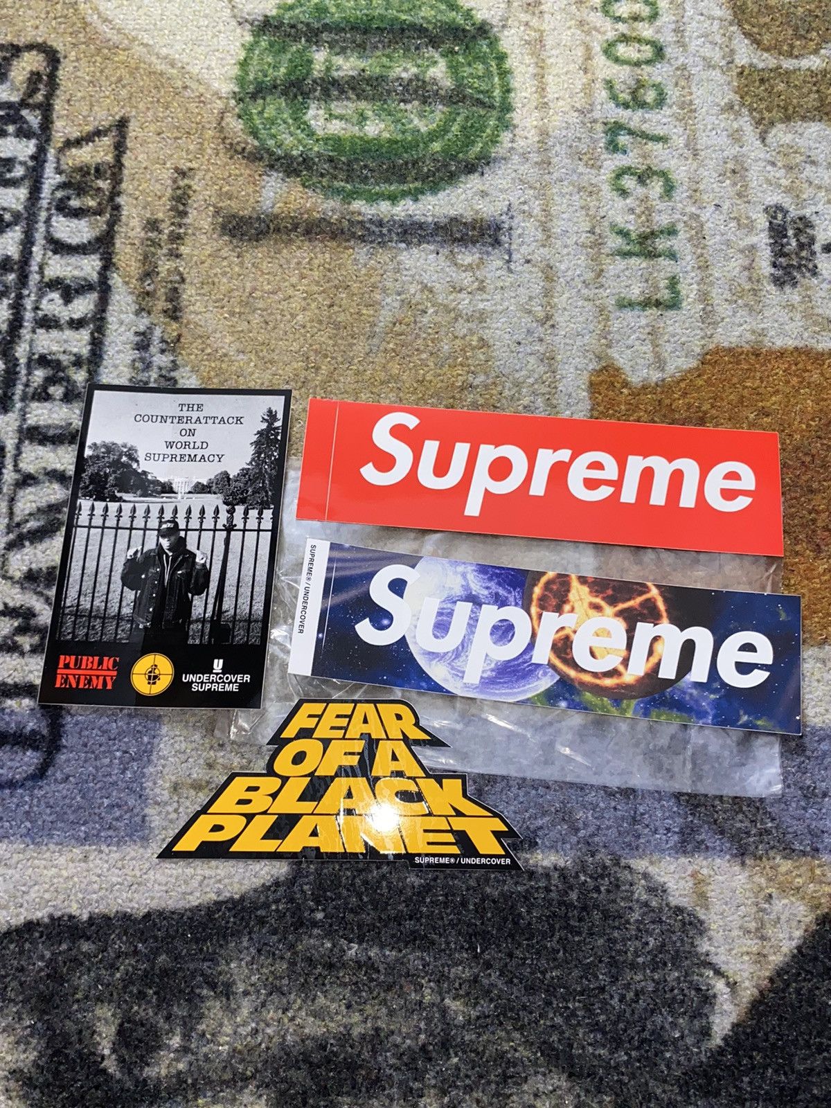 Supreme x Undercover x Public Enemy Sticker Pack