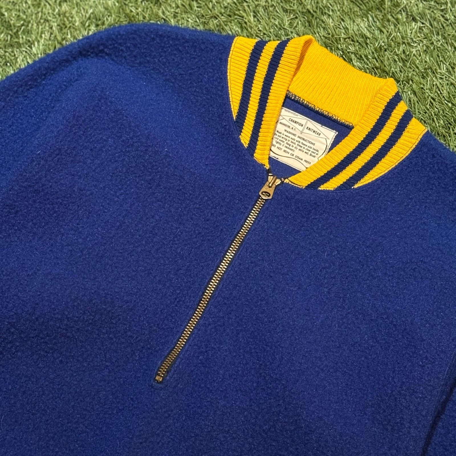 Champion 1953 Champion Phoenix Union High School Half Zip Fleece Size M / US 6-8 / IT 42-44 - 6 Thumbnail