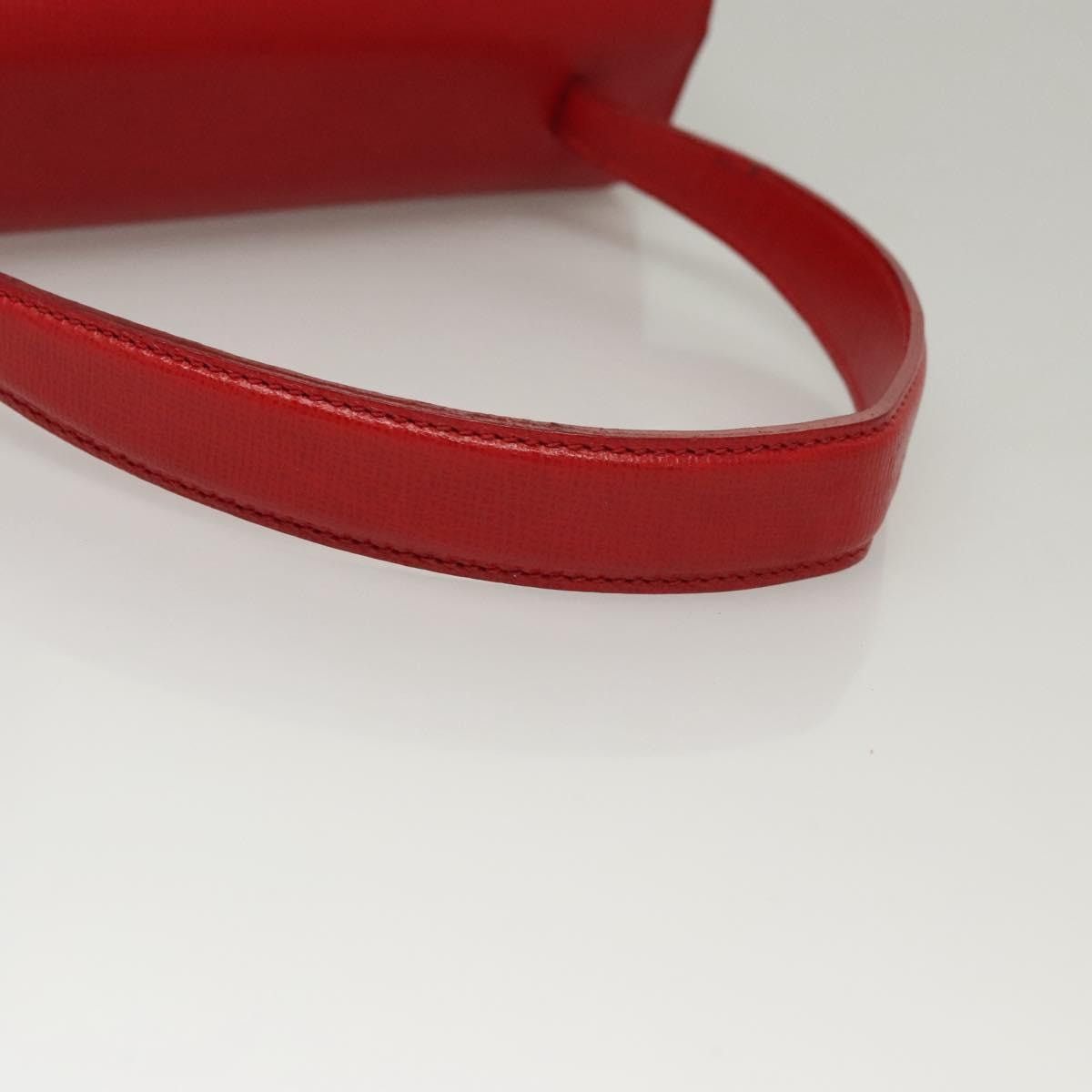 Dior DIOR Hand Bag Leather Red Gold Size ONE SIZE - 7 Thumbnail