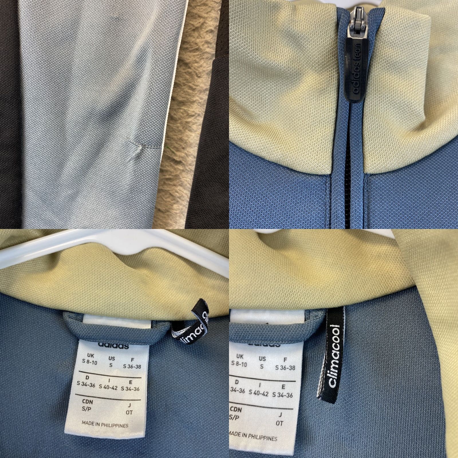 Adidas Adidas Women's Track Jacket Medium Blue Fitness Full Zip Workout /81-51 Size M / US 6-8 / IT 42-44 - 8 Thumbnail