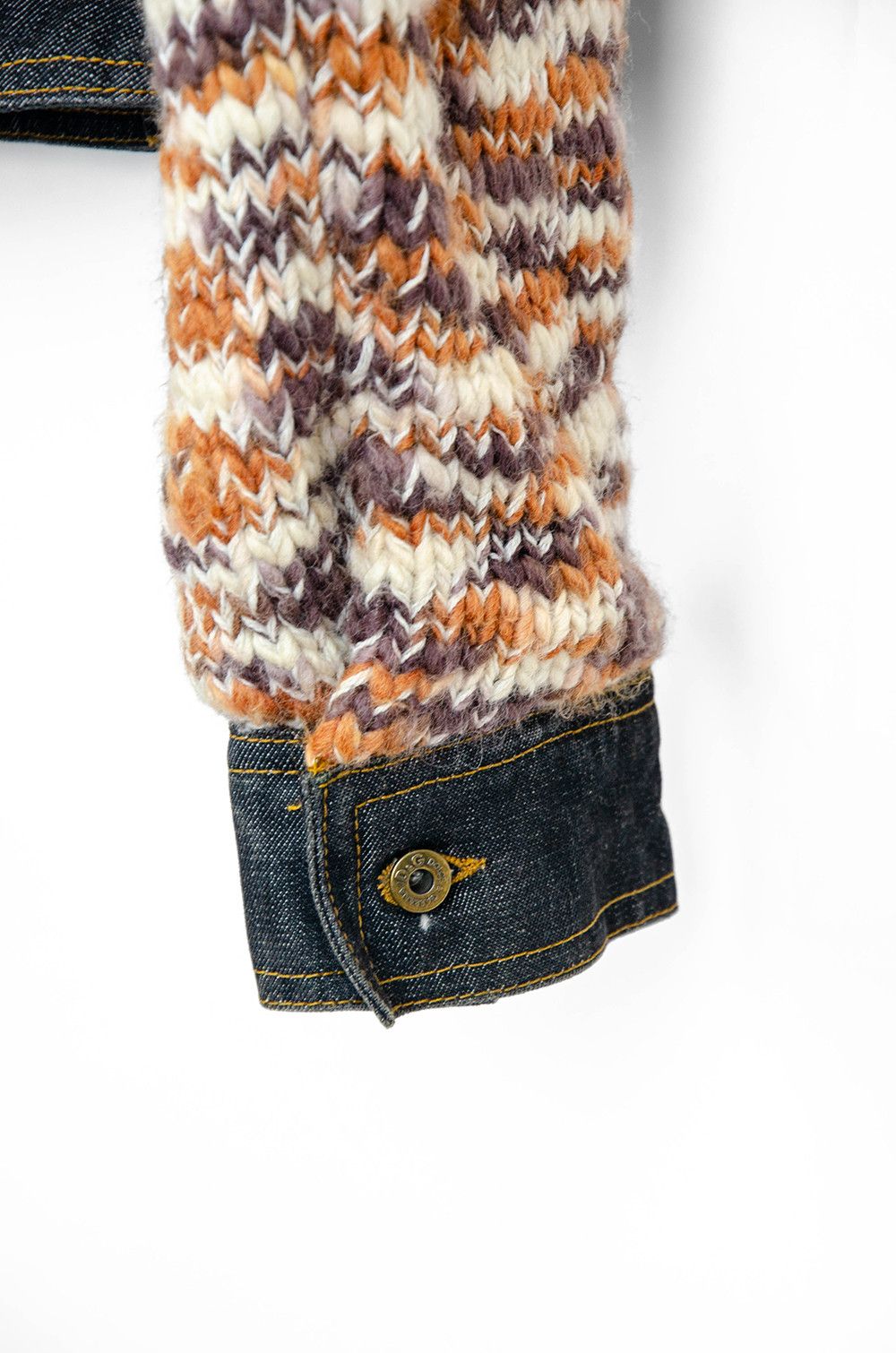 Dolce & Gabbana D&G Knit Denim Jacket – Size M (Made in Italy) Size M / US 6-8 / IT 42-44 - 10 Thumbnail
