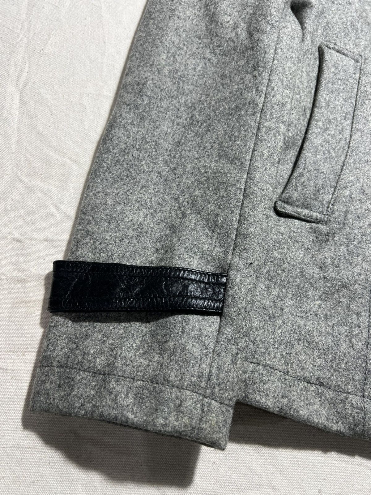 Tete Homme Tête Homme wool-blend double-breasted peacoat with zipper Size US M / EU 48-50 / 2 - 2 Thumbnail