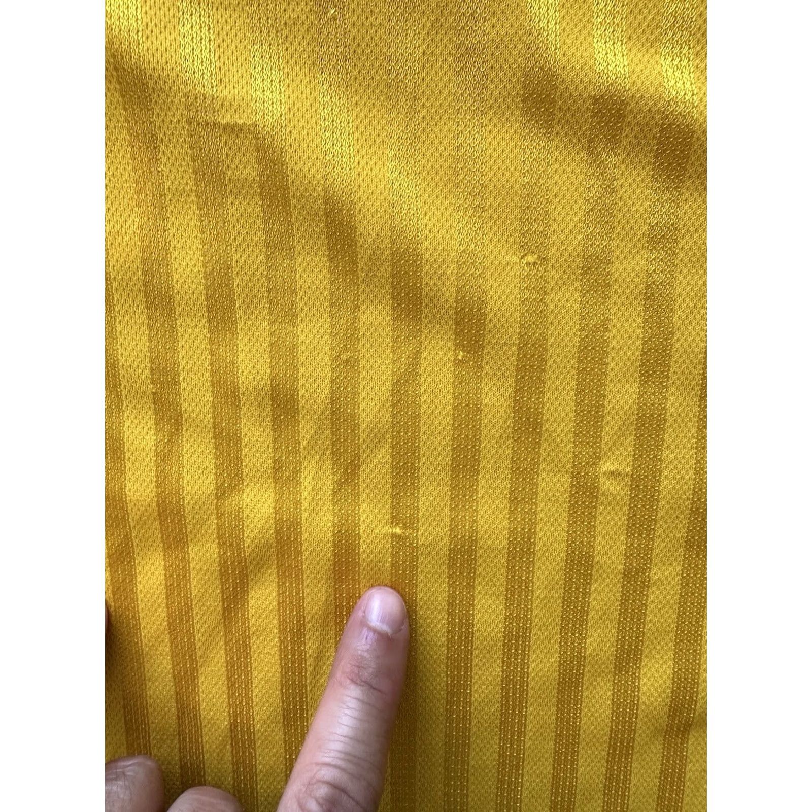 Adidas VTG 80s Adidas Trefoil Soccer Jersey Mens L Yellow Shirt Football Shirt Size US L / EU 52-54 / 3 - 6 Thumbnail