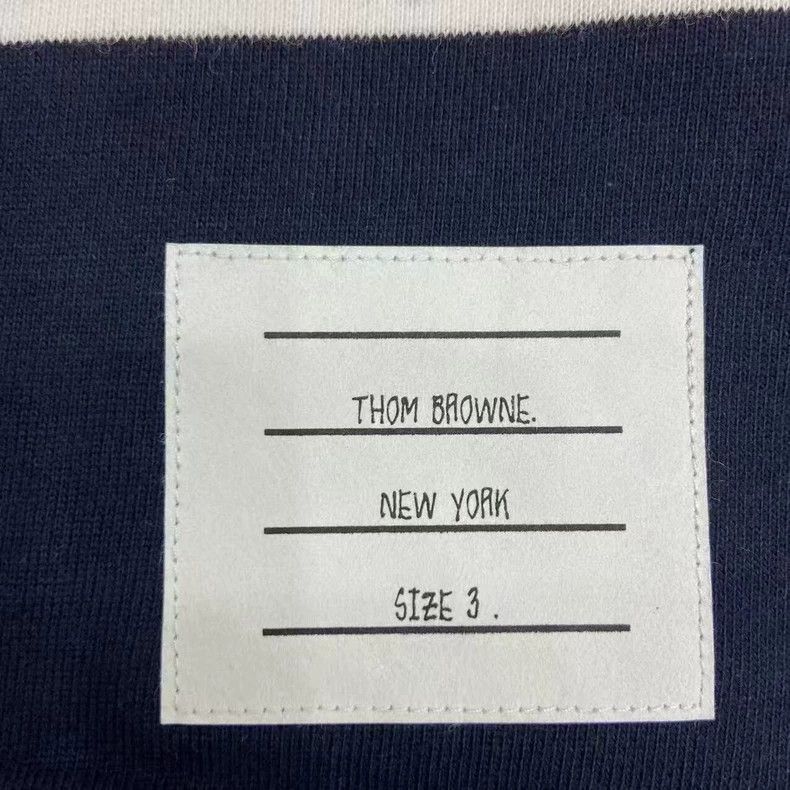 Thom Browne Thom browne Size 3 Dark blue striped drawstring shorts 250 Size US 32 / EU 48 - 6 Thumbnail