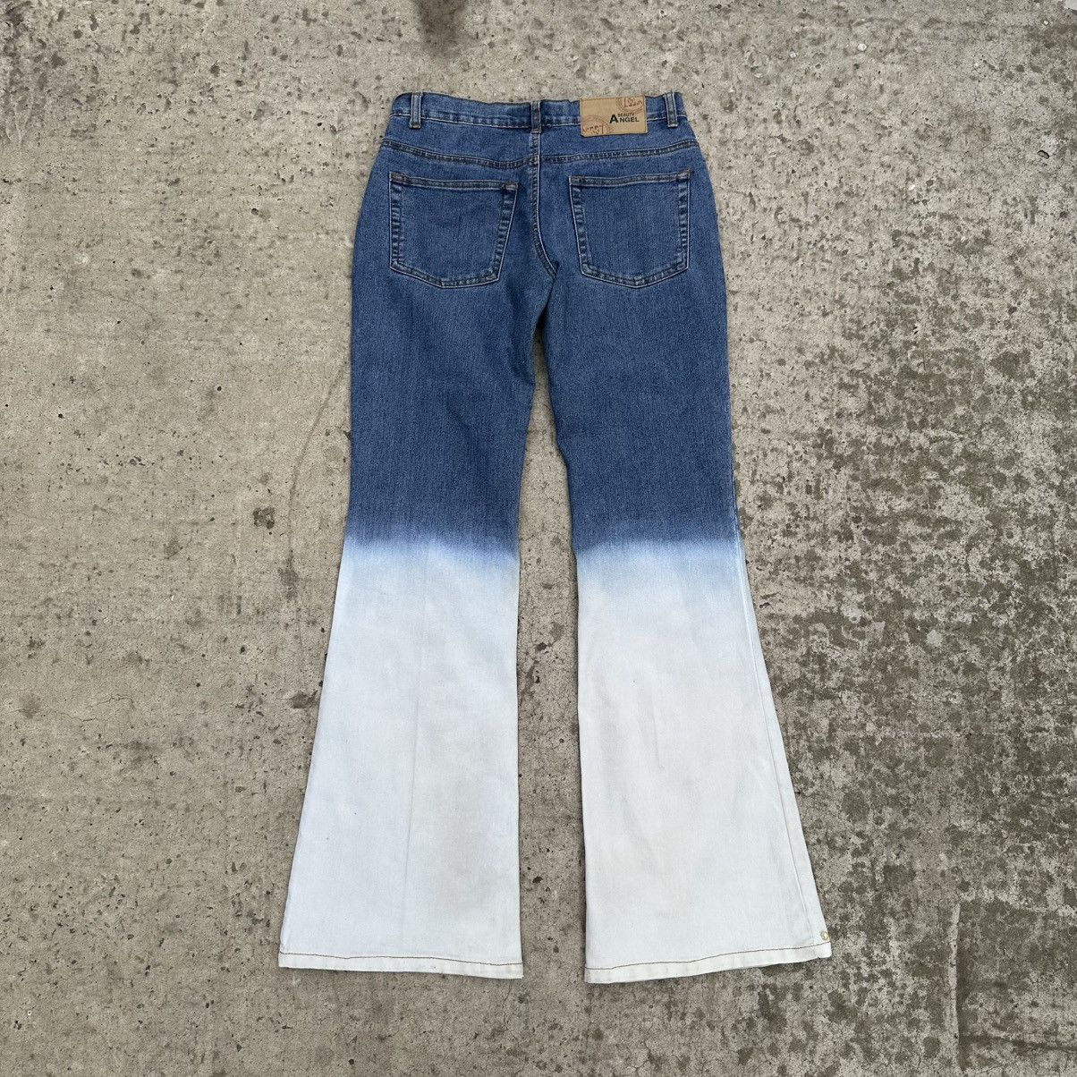 Japanese Brand × Y/Project Vintage Japanese Style Crazy Fit Flare Jeans Y2K 00s USA Size 27" / US 4 / IT 40 - 2 Thumbnail