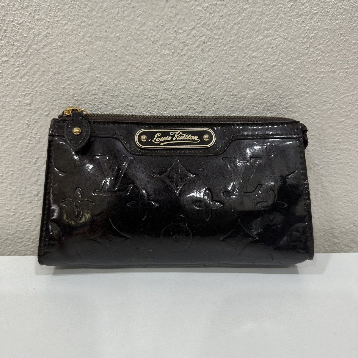 Louis Vuitton LOUIS VUITTON AMARANTE MONOGRAM VERNIS TROUSSE COSMETIC BAG Size ONE SIZE - 2 Thumbnail
