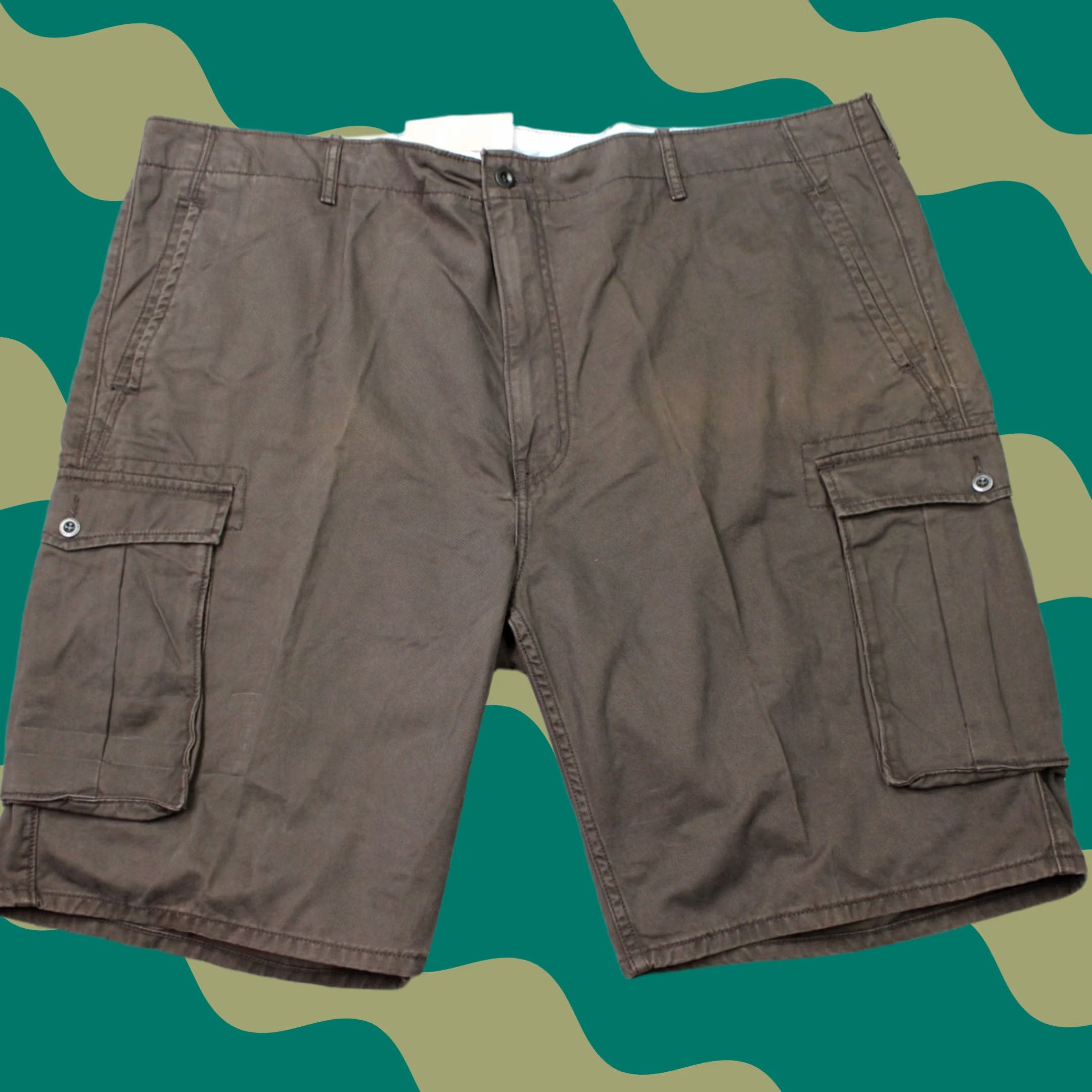 Levi's Levi's Shorts Cargo Pocket NWT Mens 48 Brown 11" Cotton Flat Front 100% Cotton Chino Casual Summer Size US 32 / EU 48 - 1 Thumbnail