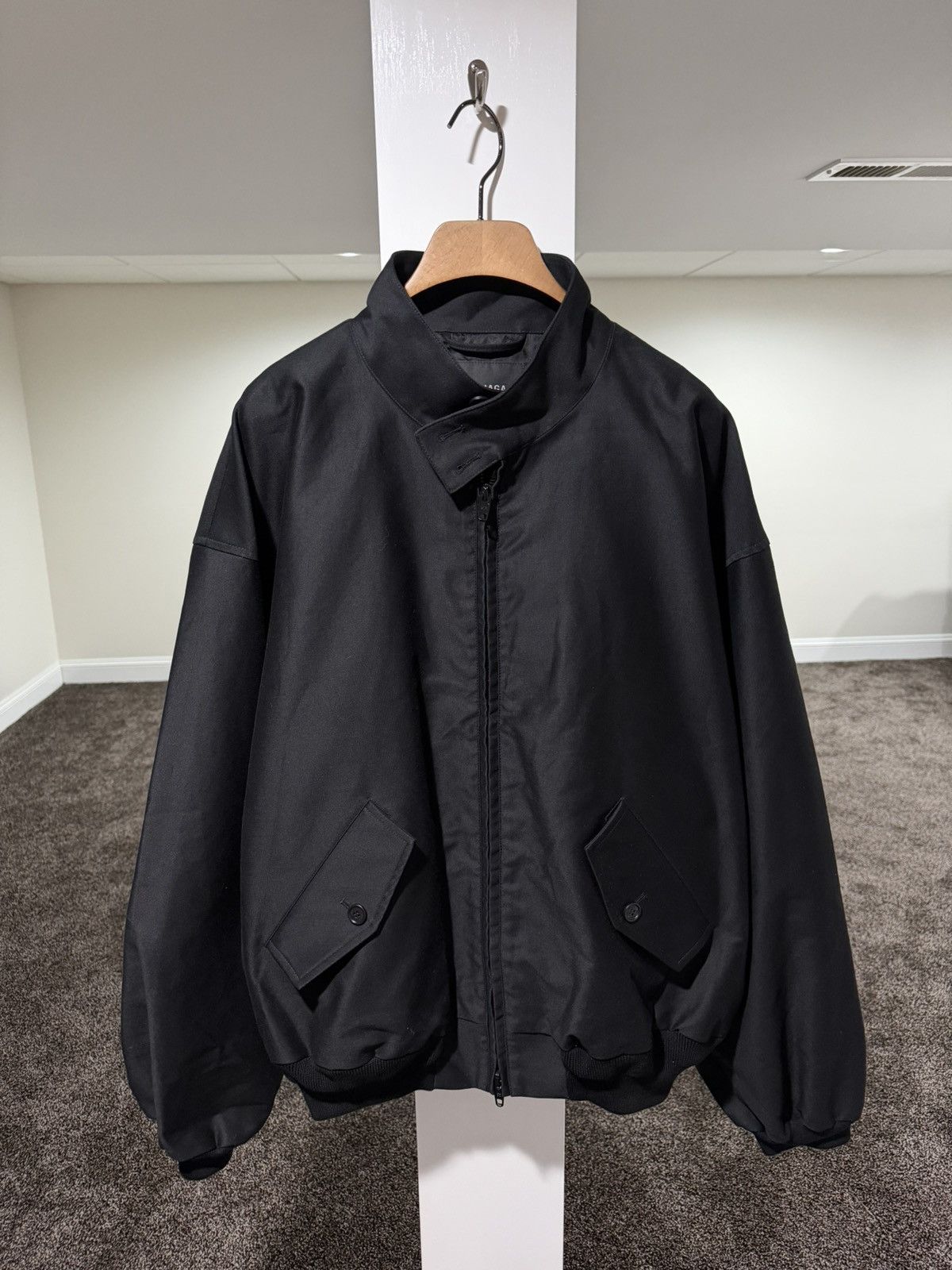 Balenciaga Balenciaga Demna Oversize Cotton-Shell Black Basebal Jacket Size US M / EU 48-50 / 2 - 5 Thumbnail