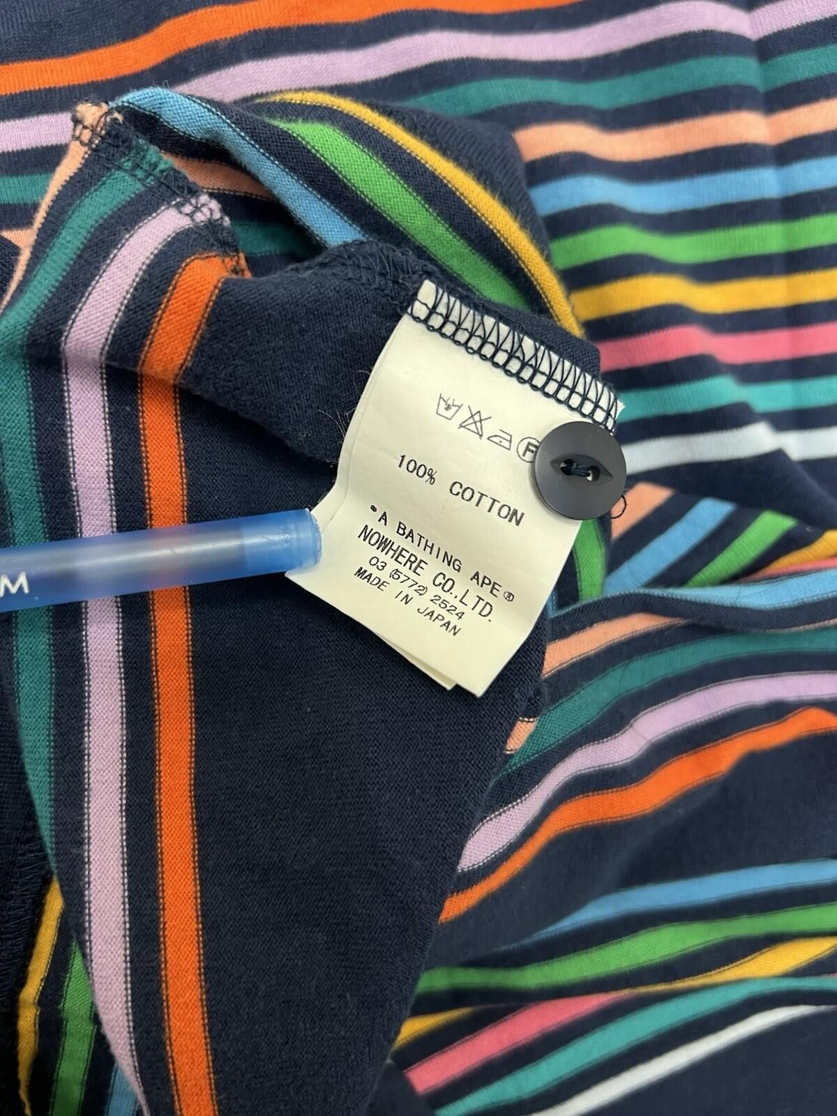 Bape A BATHING APE BAPE RAINBOW POLO XL Size US XL / EU 56 / 4 - 9 Thumbnail