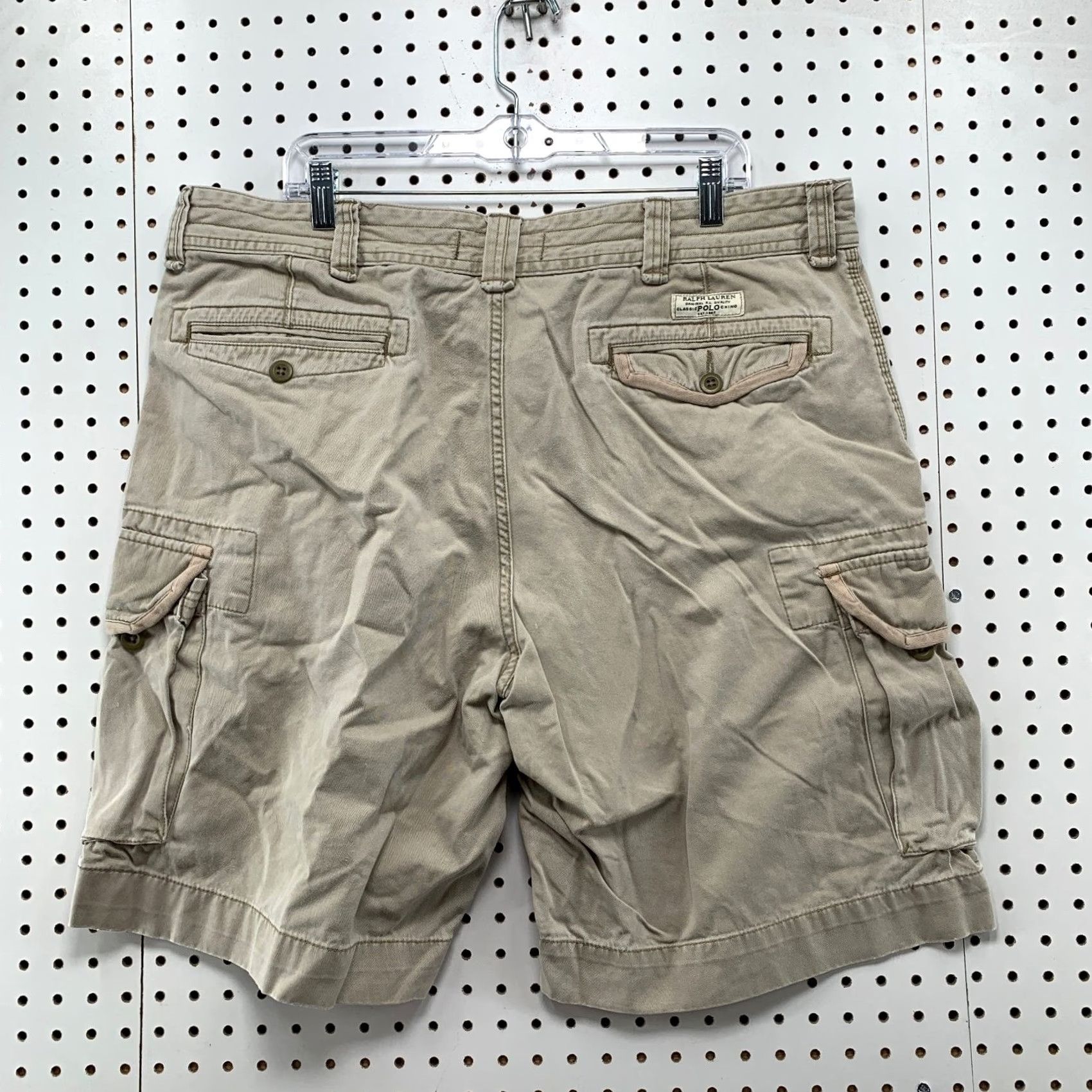 Polo Ralph Lauren Polo Ralph Lauren Cargo Shorts Mens 40 Military Khaki Utility Pockets 40x10 Size US L / EU 52-54 / 3 - 2 Thumbnail