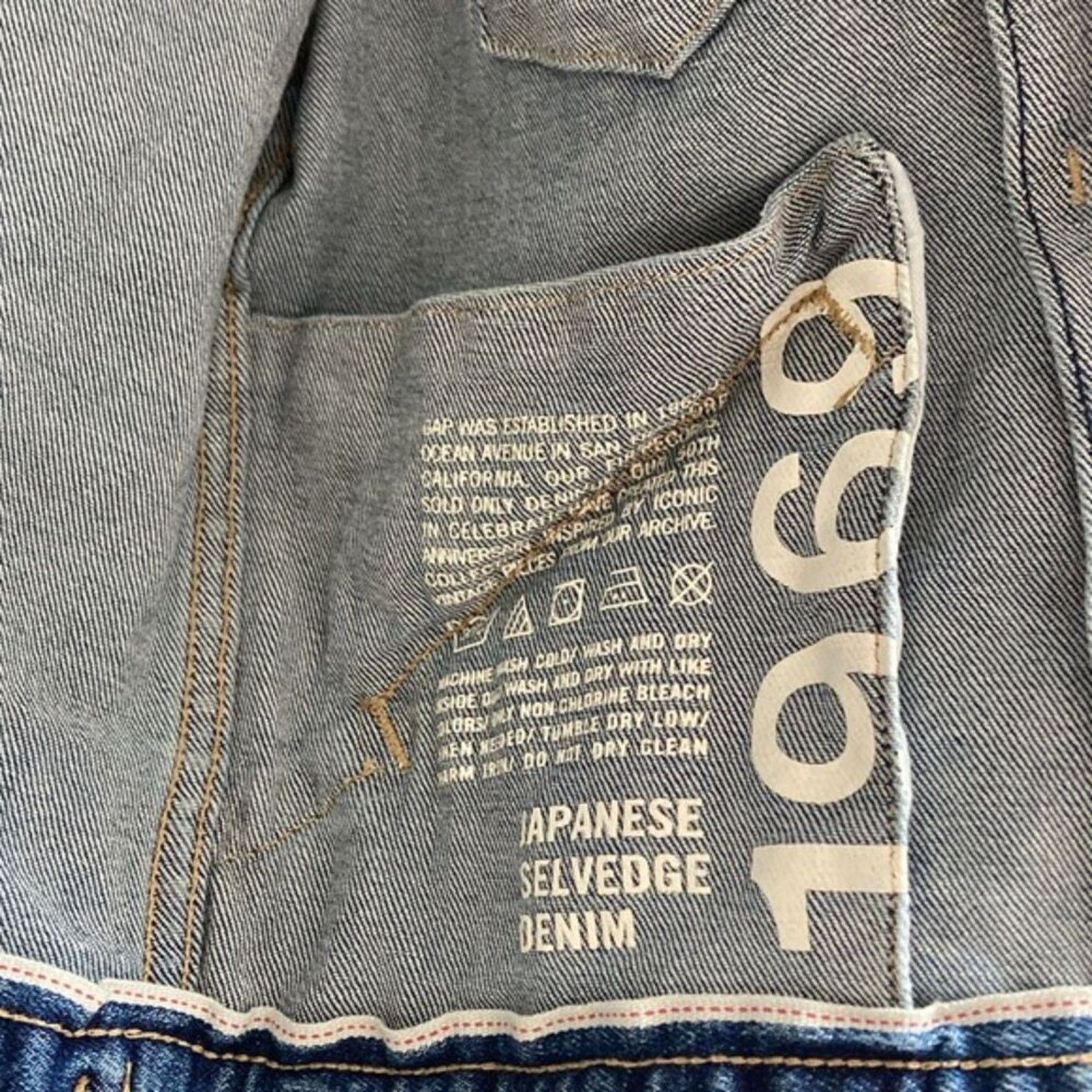 Gap Gap 1969 Womens Denim Jacket S Small Japanese Selvedge Jean Size S / US 4 / IT 40 - 4 Thumbnail