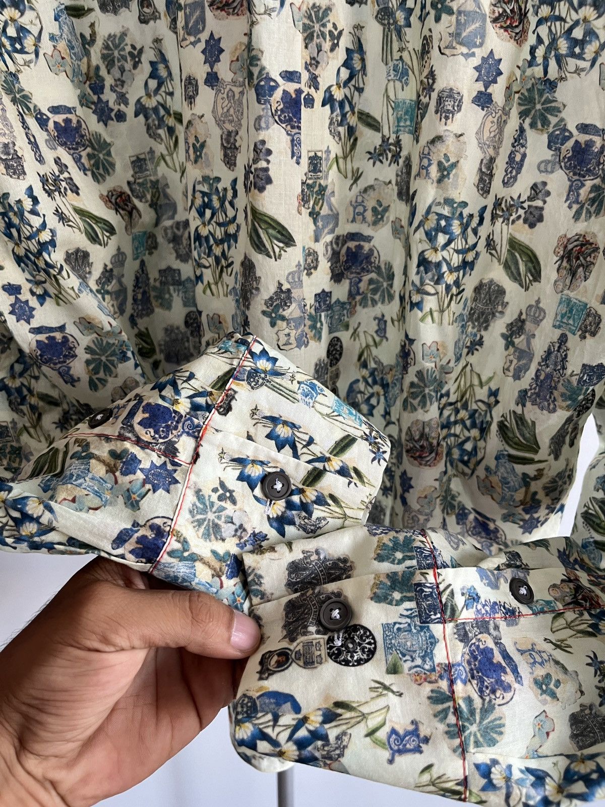 Marni Marni Floral Button Up Shirts Size US L / EU 52-54 / 3 - 19 Thumbnail