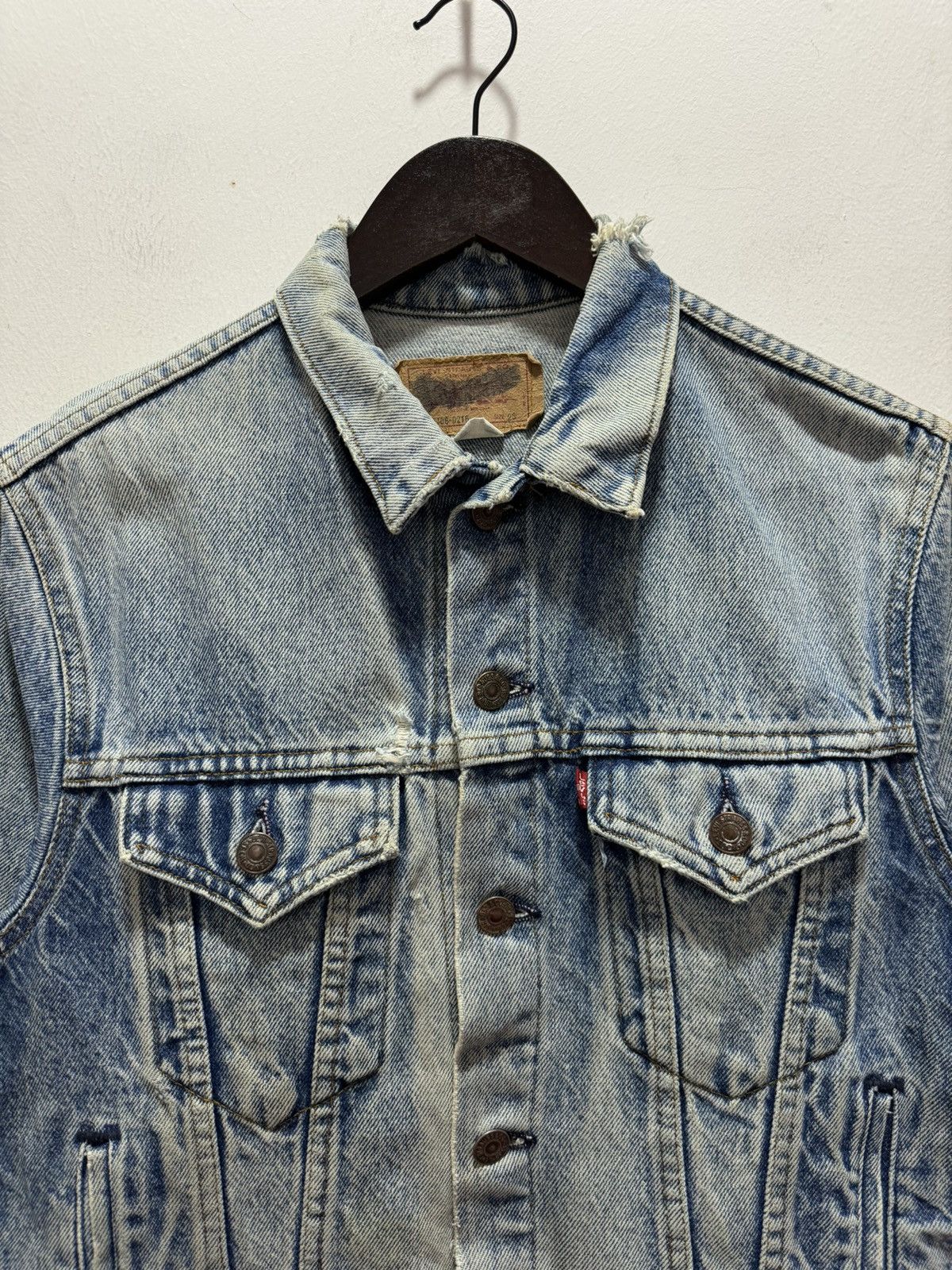 Levi's × Levi's Vintage Clothing × Vintage VINTAGE 80s LEVIS 70706-0216 STAMP 698 TRUCKER DENIM JACKET Size US S / EU 44-46 / 1 - 2 Thumbnail