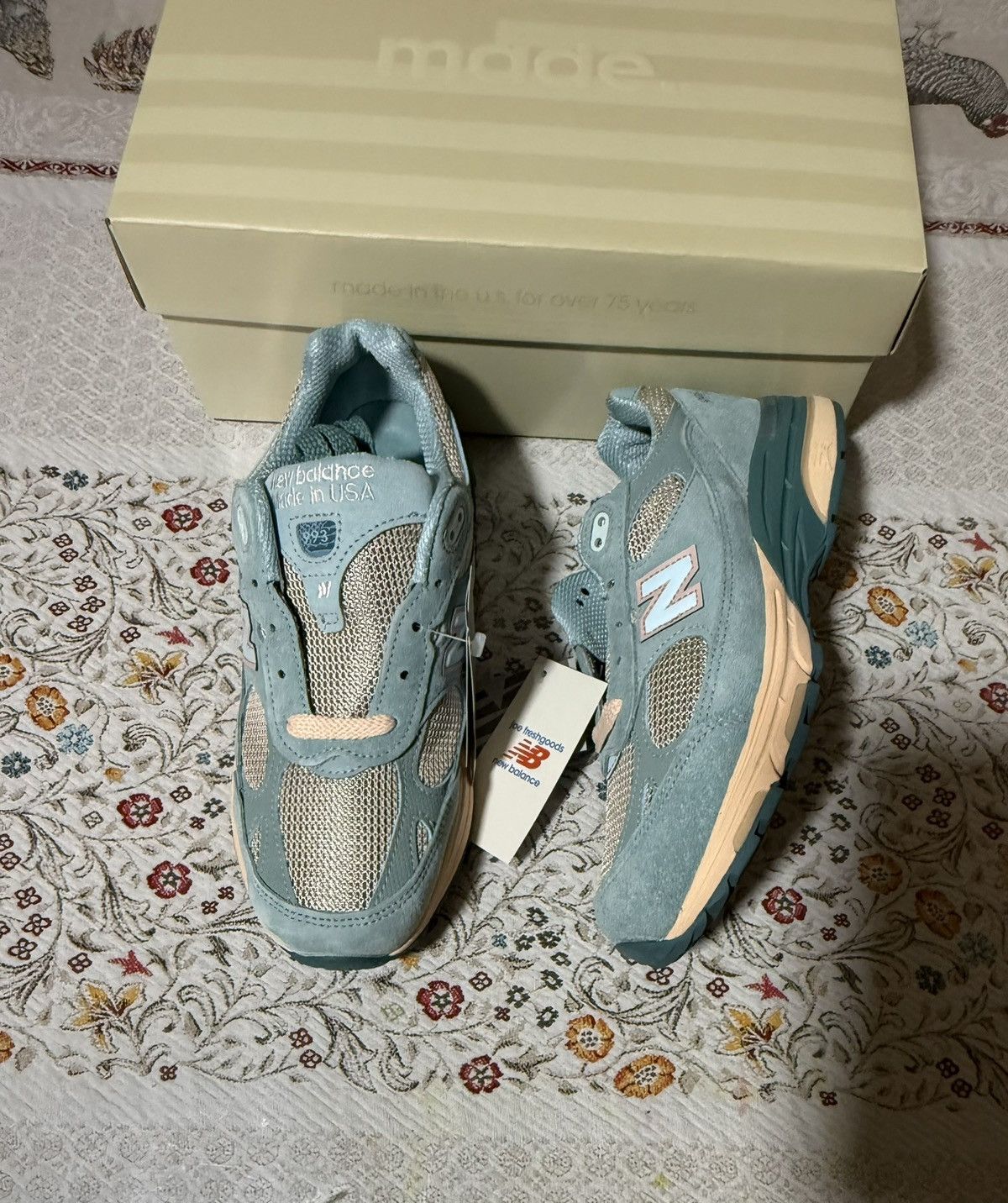 Joe Freshgoods × New Balance NEW BALANCE JOE FRESHGOODS WMNS 993 MIU PERFORMANCE ART Sz 8 Size US 8 / IT 38 - 1 Thumbnail