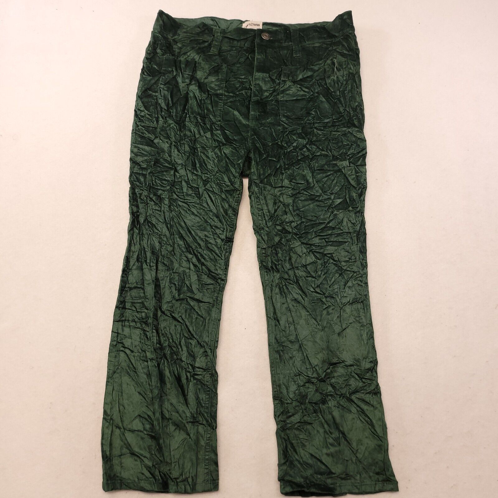 J.Crew J Crew Casual Button Medium Wash Pants Womens Size 28 Green Size 28" / US 6 / IT 42 - 1 Thumbnail