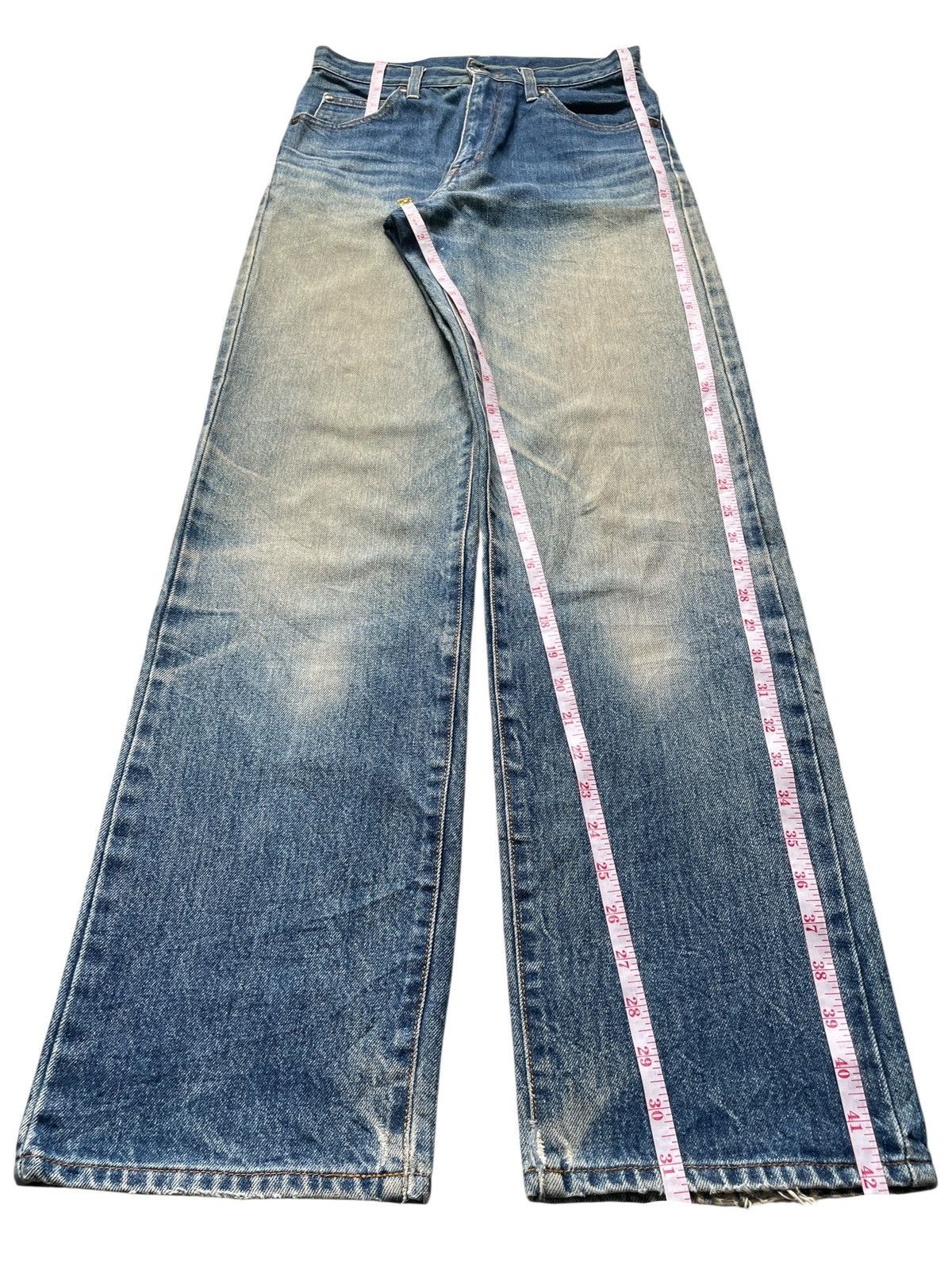Japanese Brand Vintage Japanese Brand Mud Wash Distressed Loose Jeans Size US 27 - 13 Thumbnail