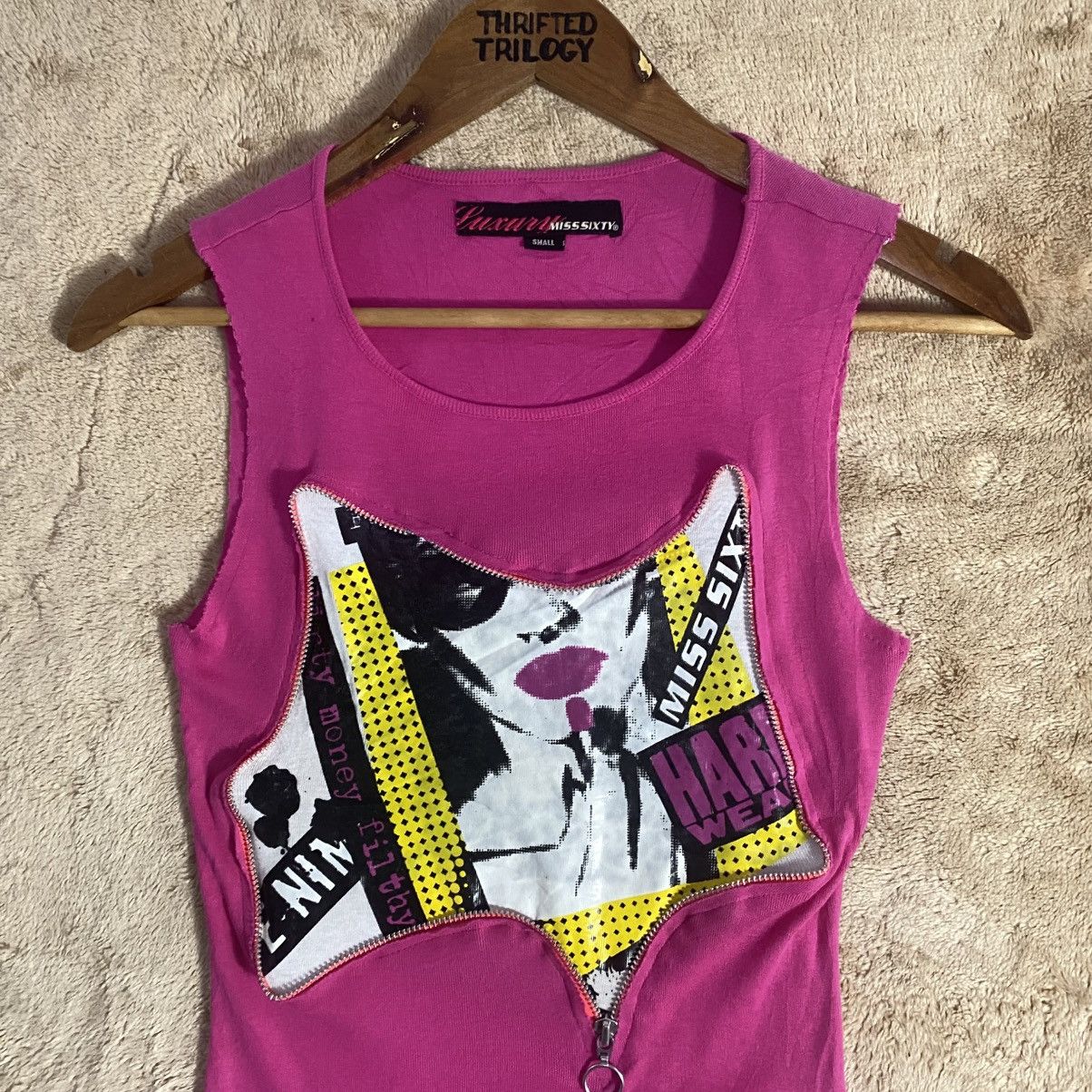 Miss Sixty Vintage Miss Sixty Graphic Tank top Size S / US 4 / IT 40 - 2 Thumbnail